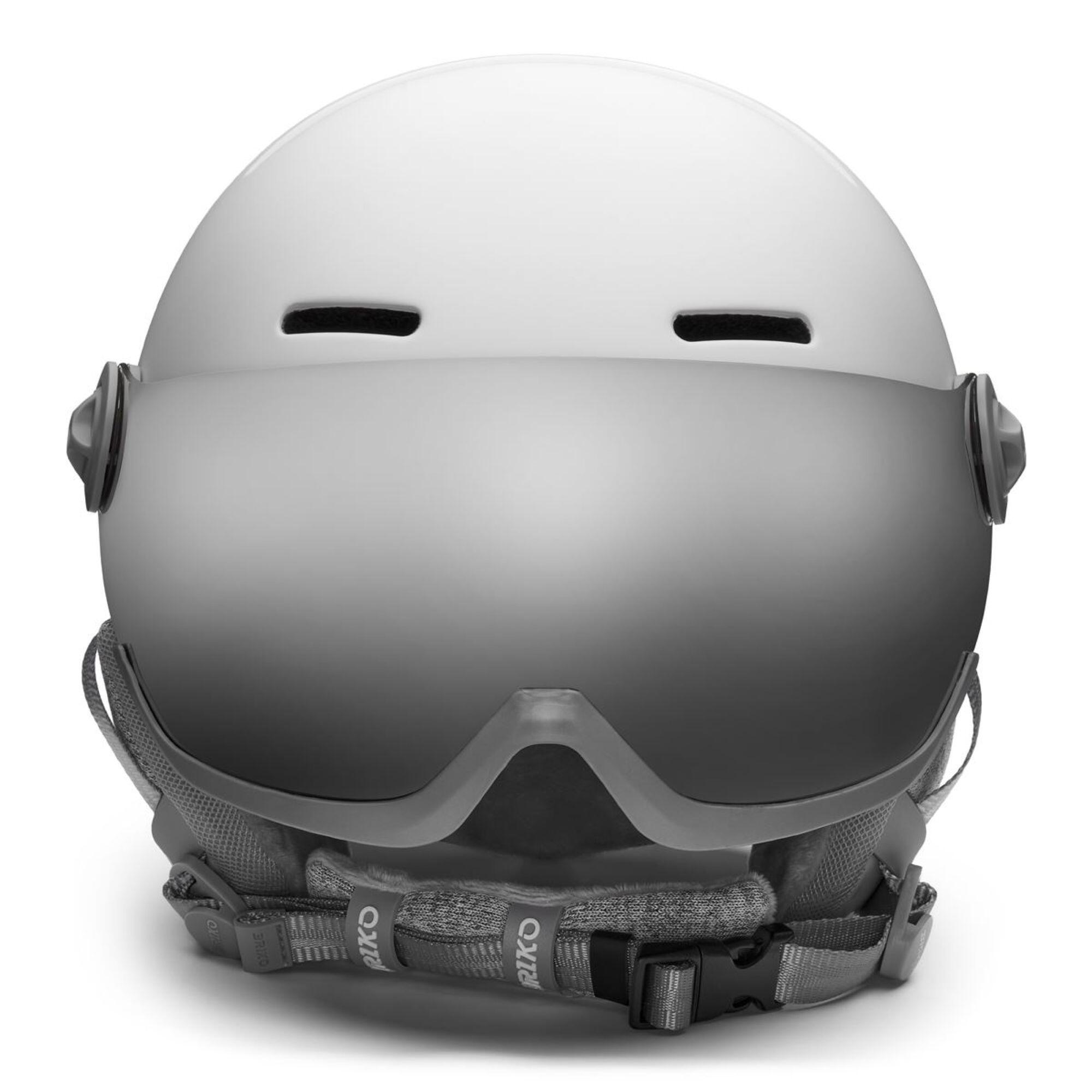Casco con visiera sci adulto Briko Blenda 2.0 bianco 2/4