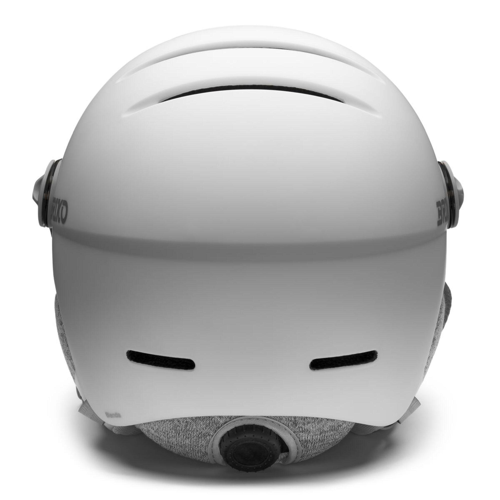 Casco con visiera sci adulto Briko Blenda 2.0 bianco 4/4