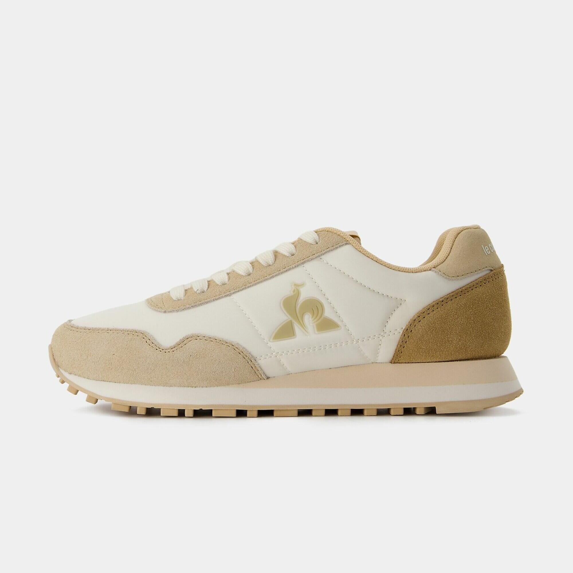 basket femme, LE COQ SPORTIF, ASTRA 2 blanc marron 4/5