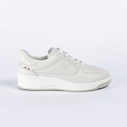 Chaussure marche quotidienne TBS BRANNATH cuir femme blanc