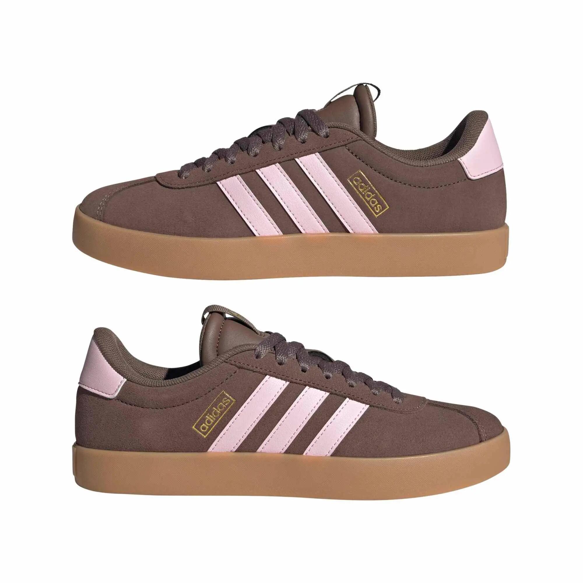 Kadın Spor Ayakkabı - Kahverengi - Adidas vl Court 3.0 5/20