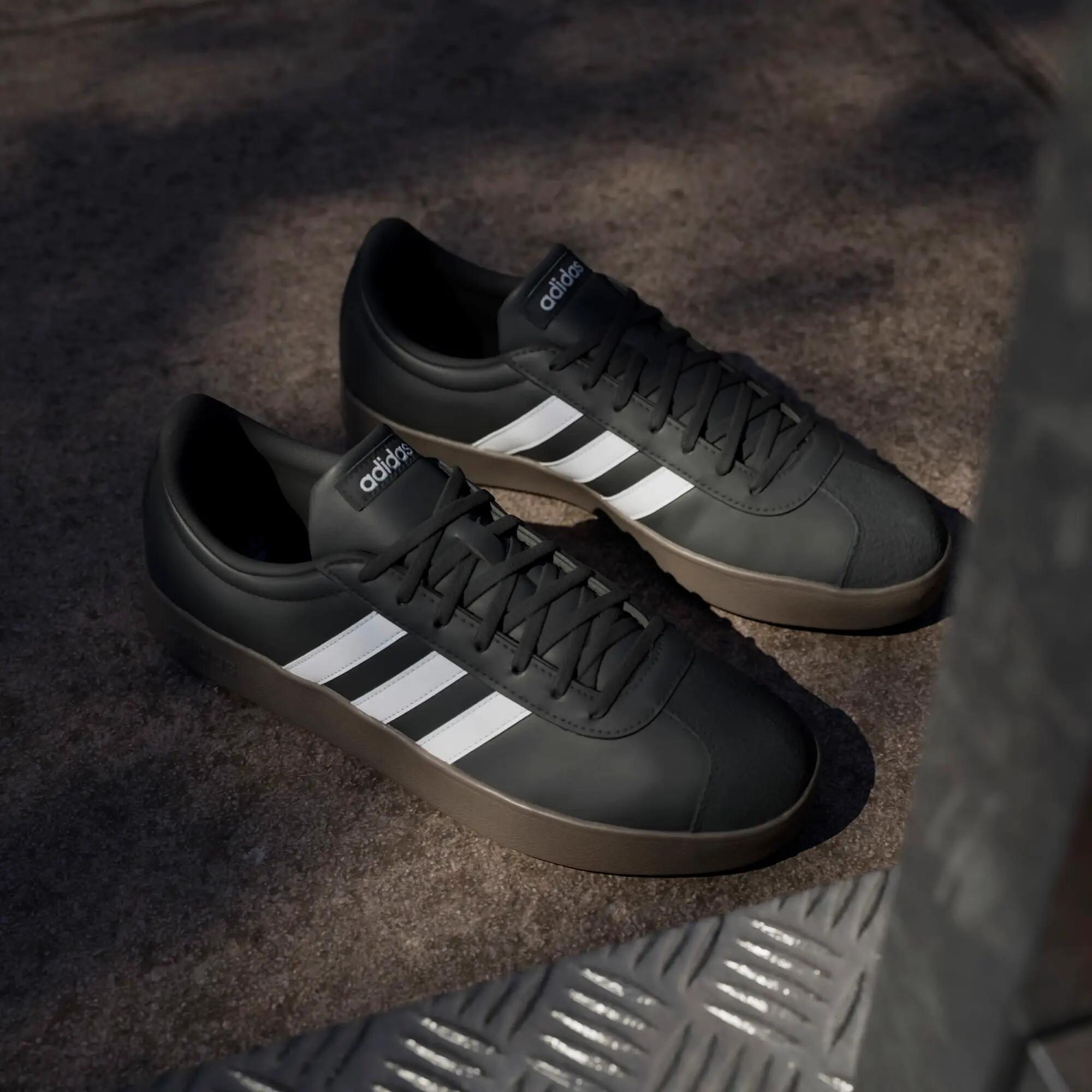 Erkek Spor Ayakkabı - Siyah - Adidas VL Court Base 26/27