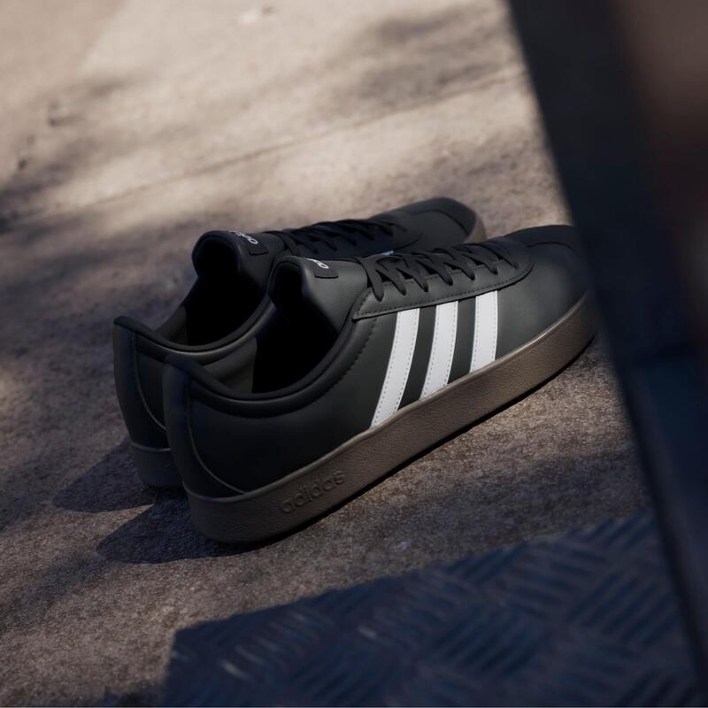 Erkek Spor Ayakkabı - Siyah - Adidas VL Court Base