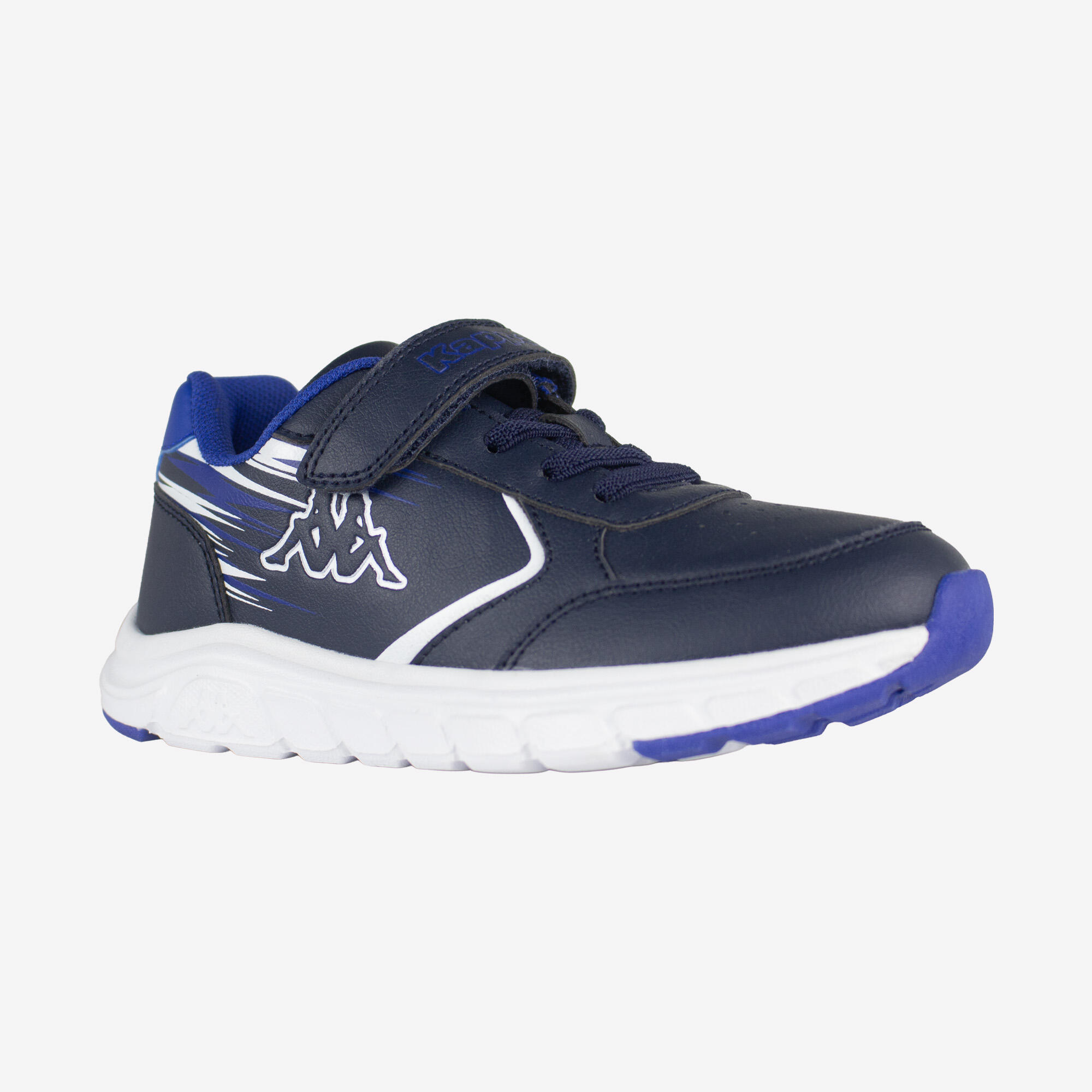 Chaussures Gekko enfant, bleu et blanc 1/5