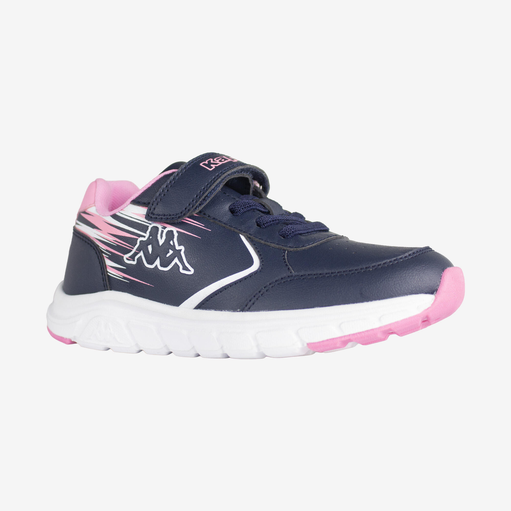Chaussures Gekko enfant, bleu et rose 1/4