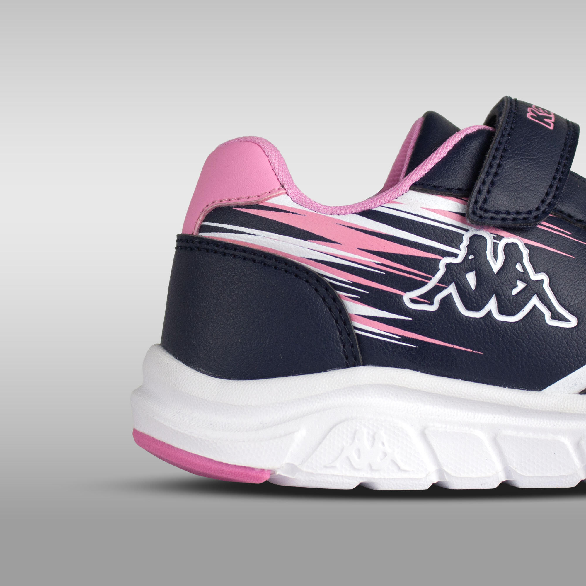 Chaussures Gekko enfant, bleu et rose 4/4