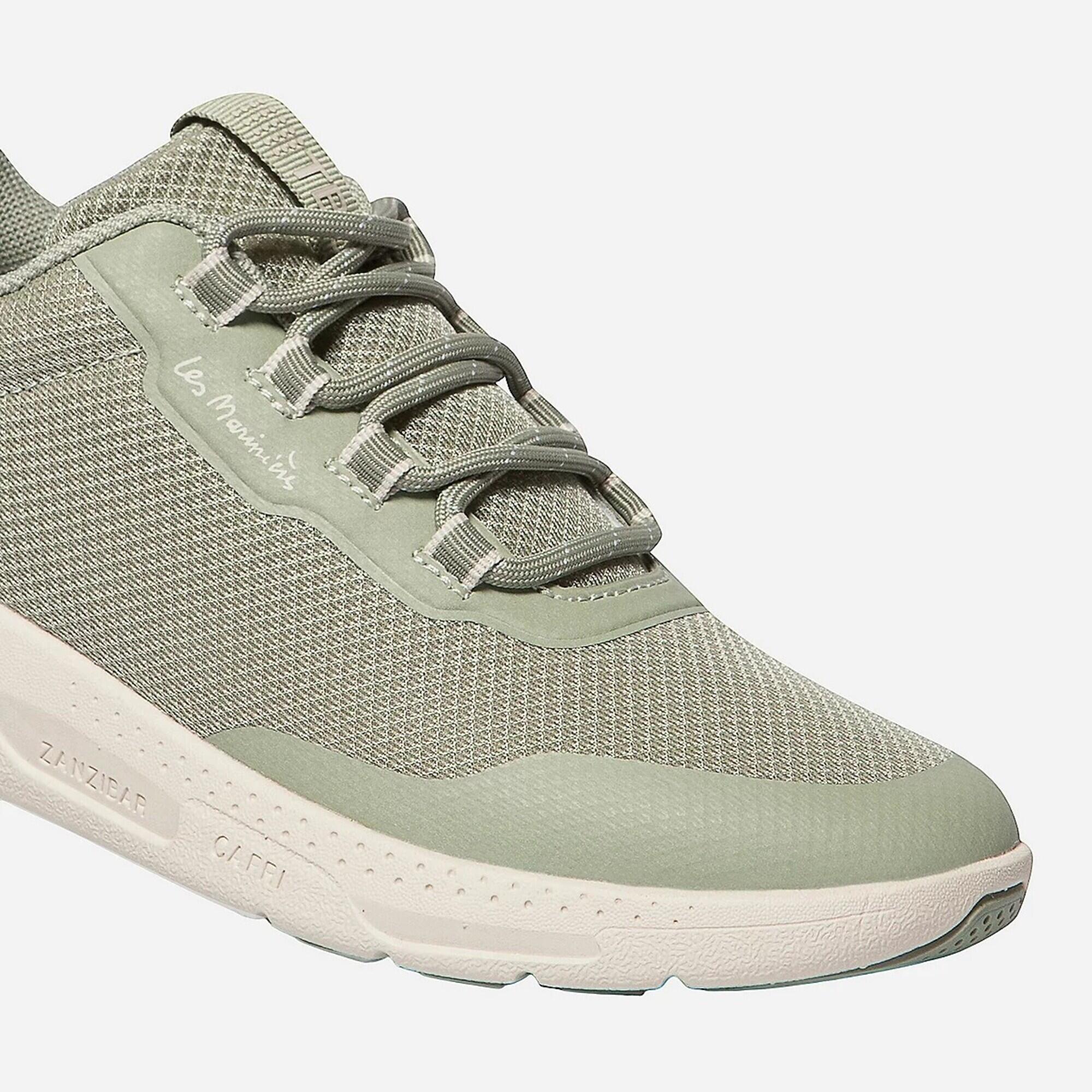 basket marche sportswear, TBS JAZZEVO femme Verte 3/4