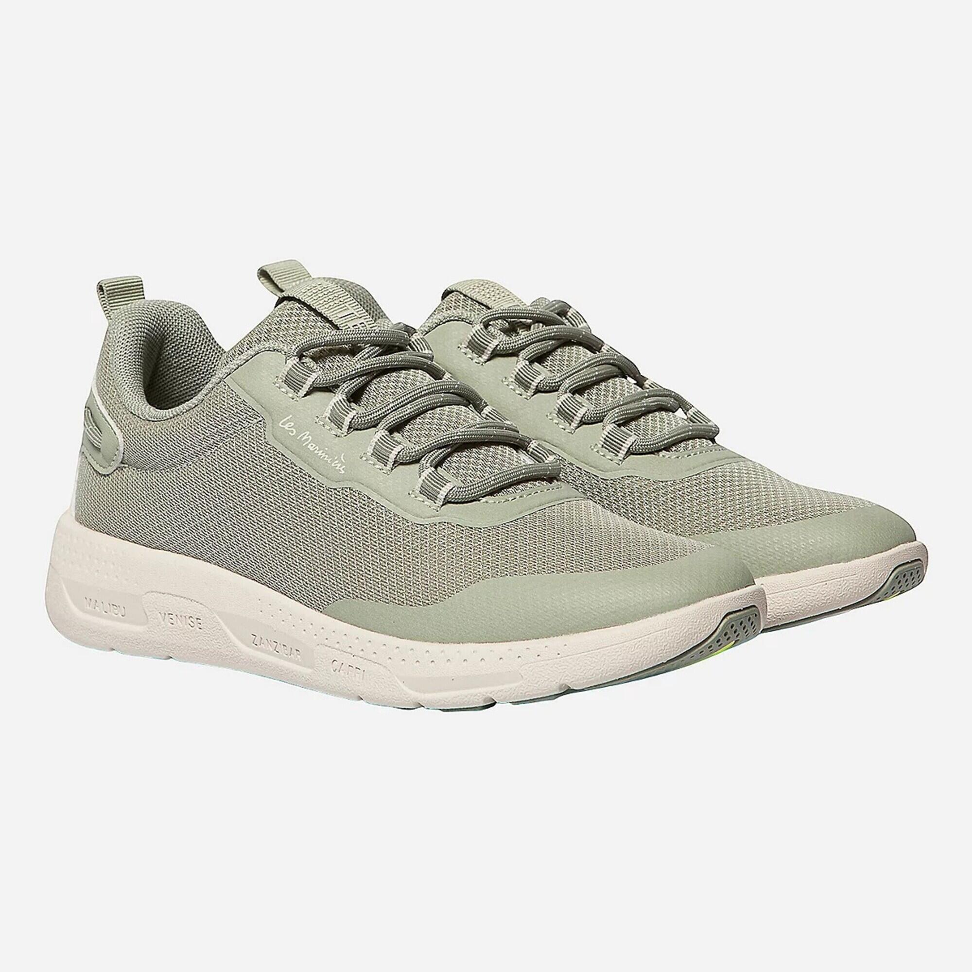 basket marche sportswear, TBS JAZZEVO femme Verte 2/4