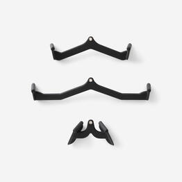 Lot de 3 barres de tirage musculation, gamme Pro