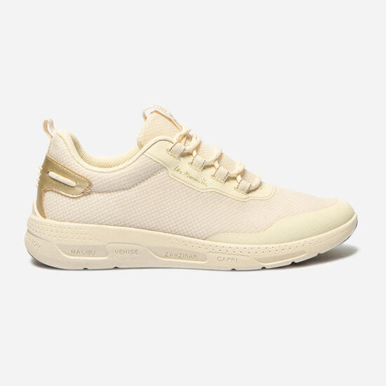 basket marche sportswear TBS JAZZEVO femme beige