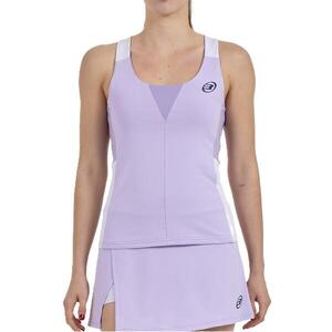 Camiseta de pádel tirantes BULLPADEL Porson Mujer. Lila