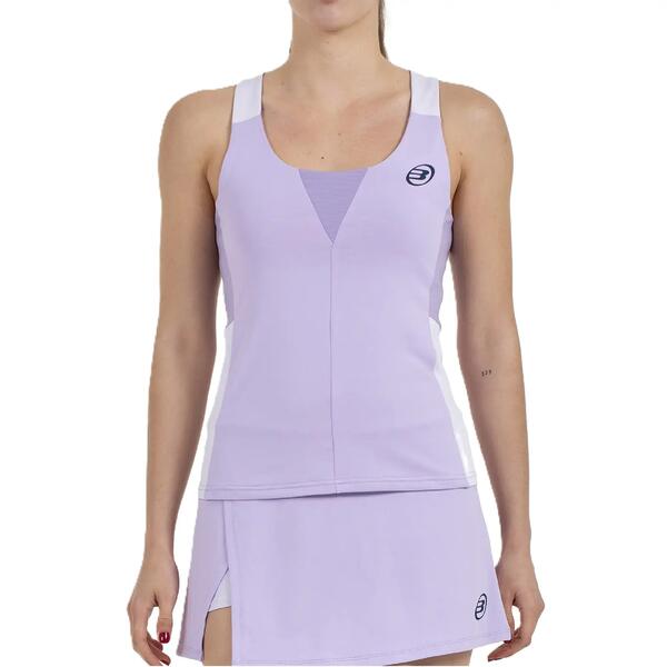 BULLPADEL Camiseta de pádel tirantes BULLPADEL Porson Mujer. Lila