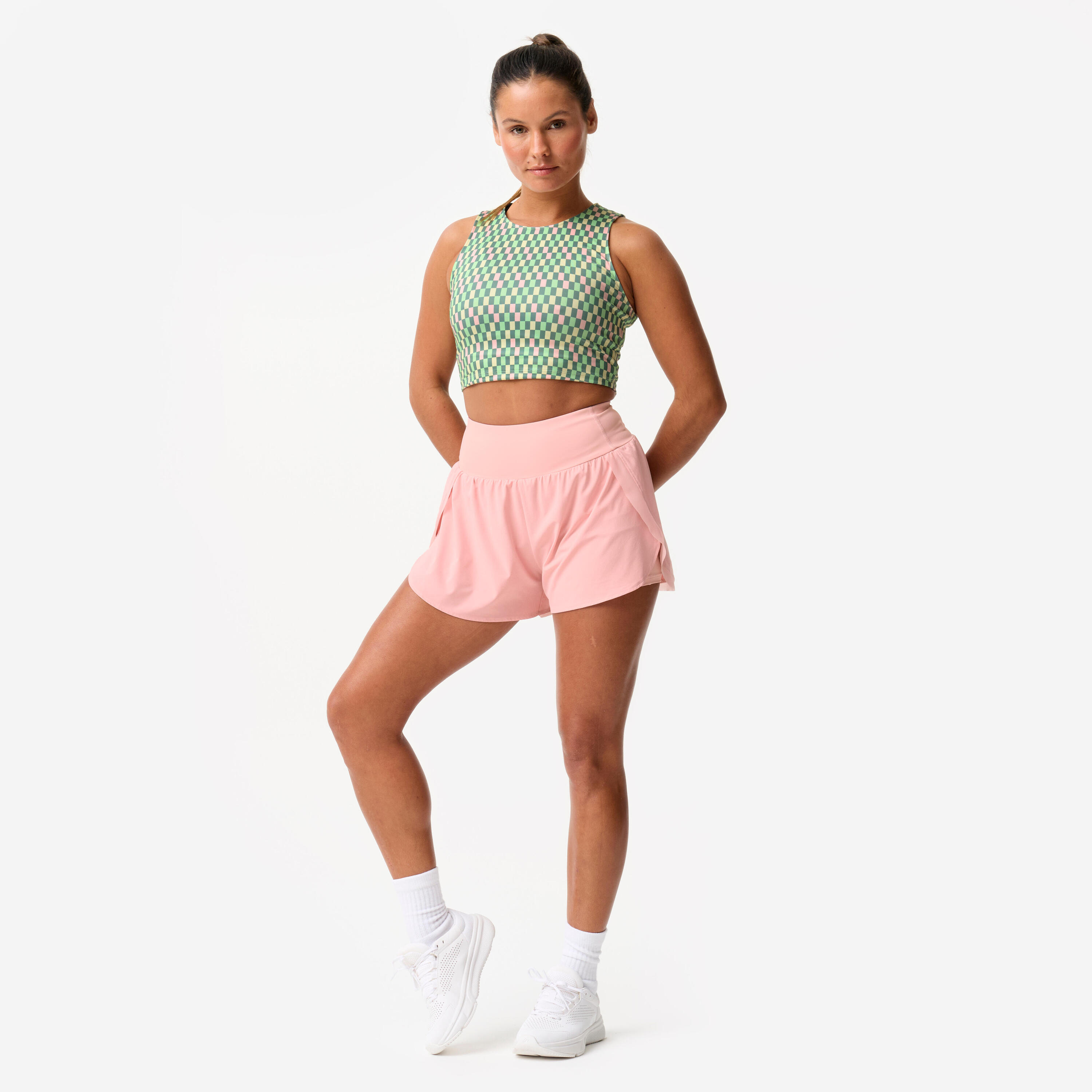 Short de sport double couche femme 2/7