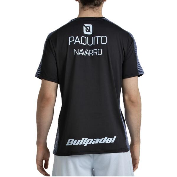 BULLPADEL Camiseta de pádel BULLPADEL Paquito Navarro 2026. Negro