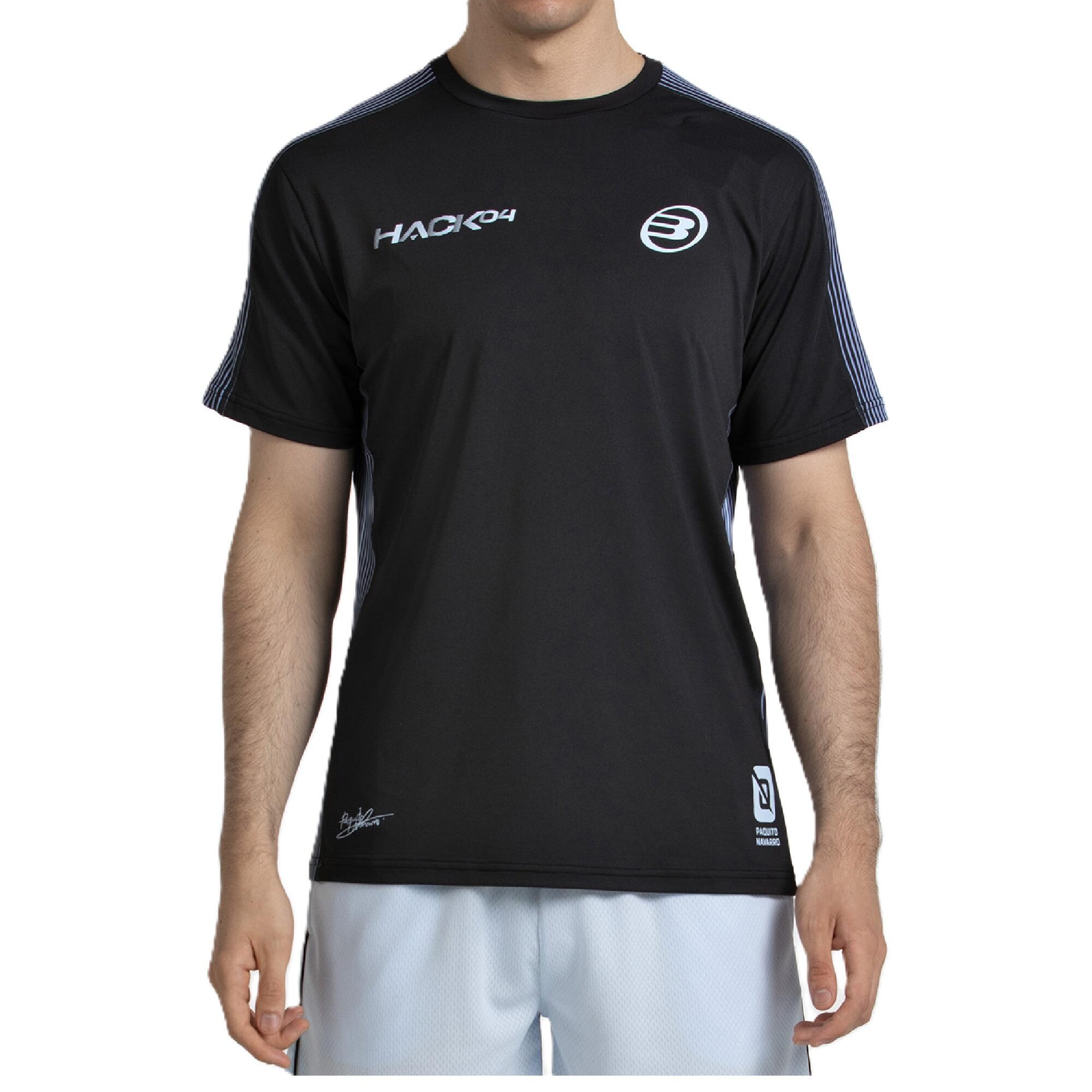 Camiseta de pádel BULLPADEL Paquito Navarro 2026. Negro 2/2
