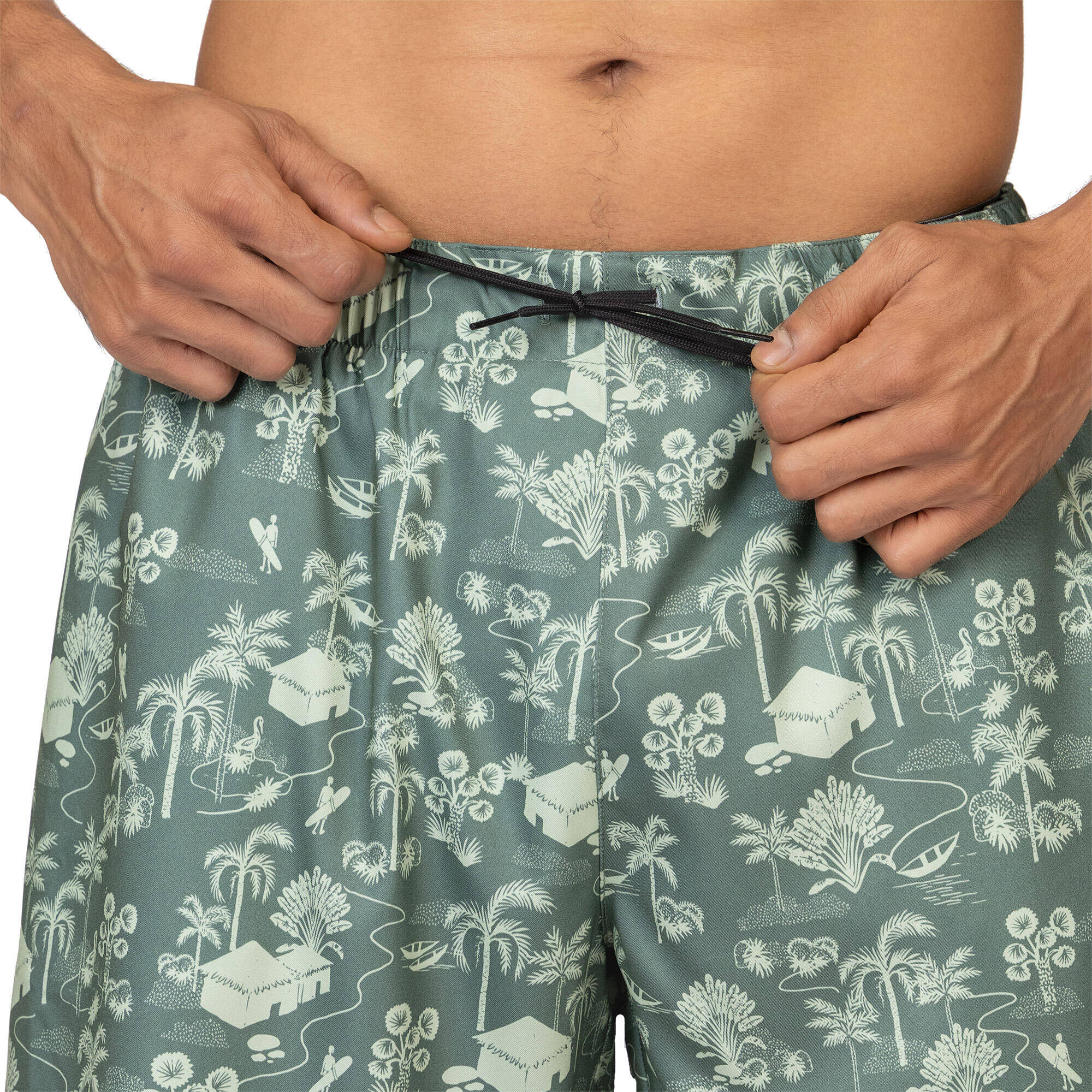 Men’s Swim Shorts mid-length swim shorts 18” -  2