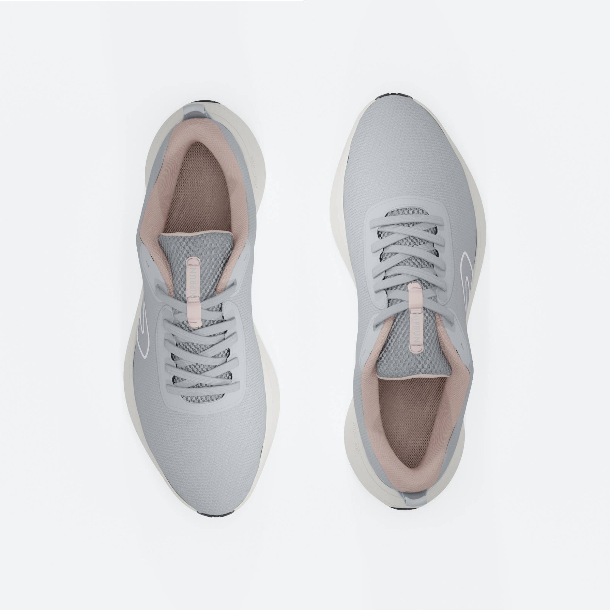 Women Running Shoes Lightweight, Cushioned, Upto 10km/week, Jogflow 100.1 - Grey -  4