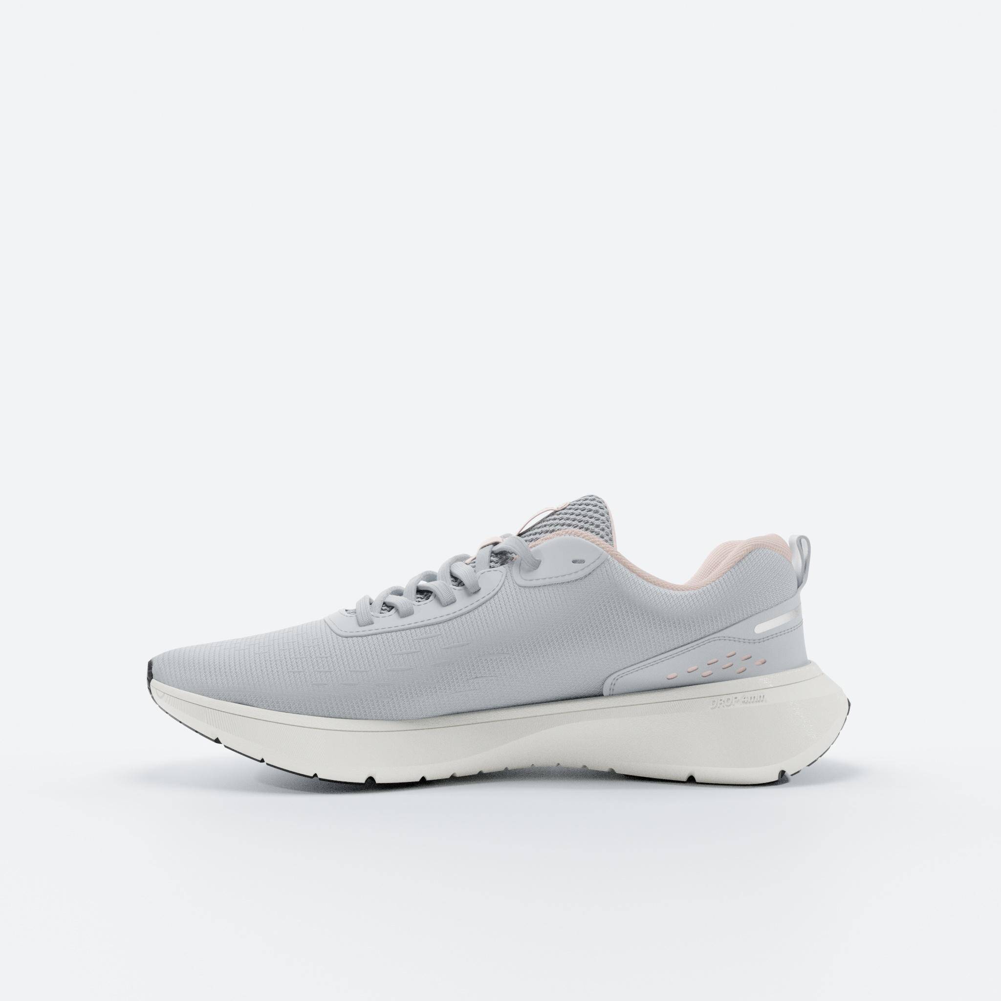 Women Running Shoes Lightweight, Cushioned, Upto 10km/week, Jogflow 100.1 - Grey -  3