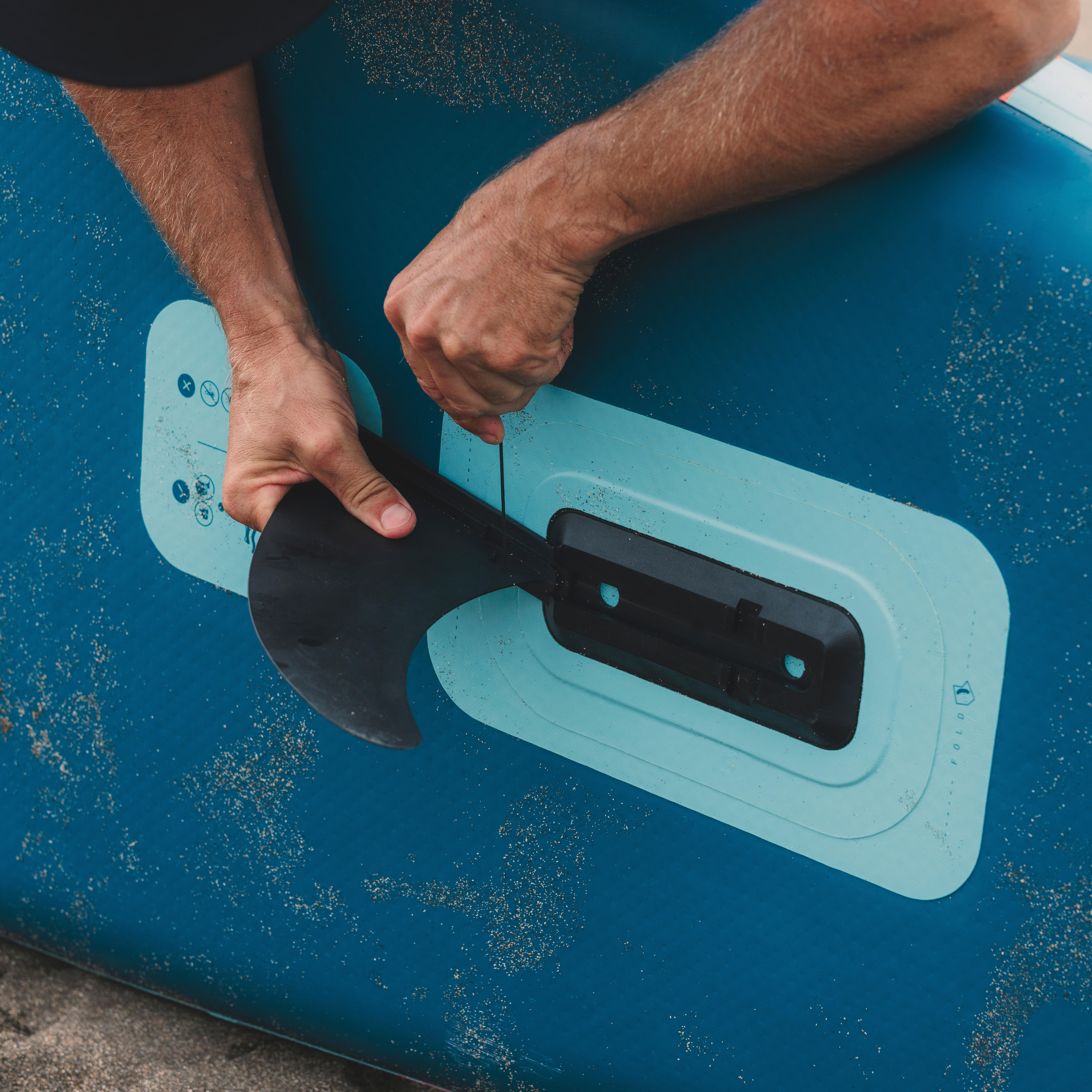 Aileron pour planche à pagaie ou kayak gonflable – noir - DECATHLON