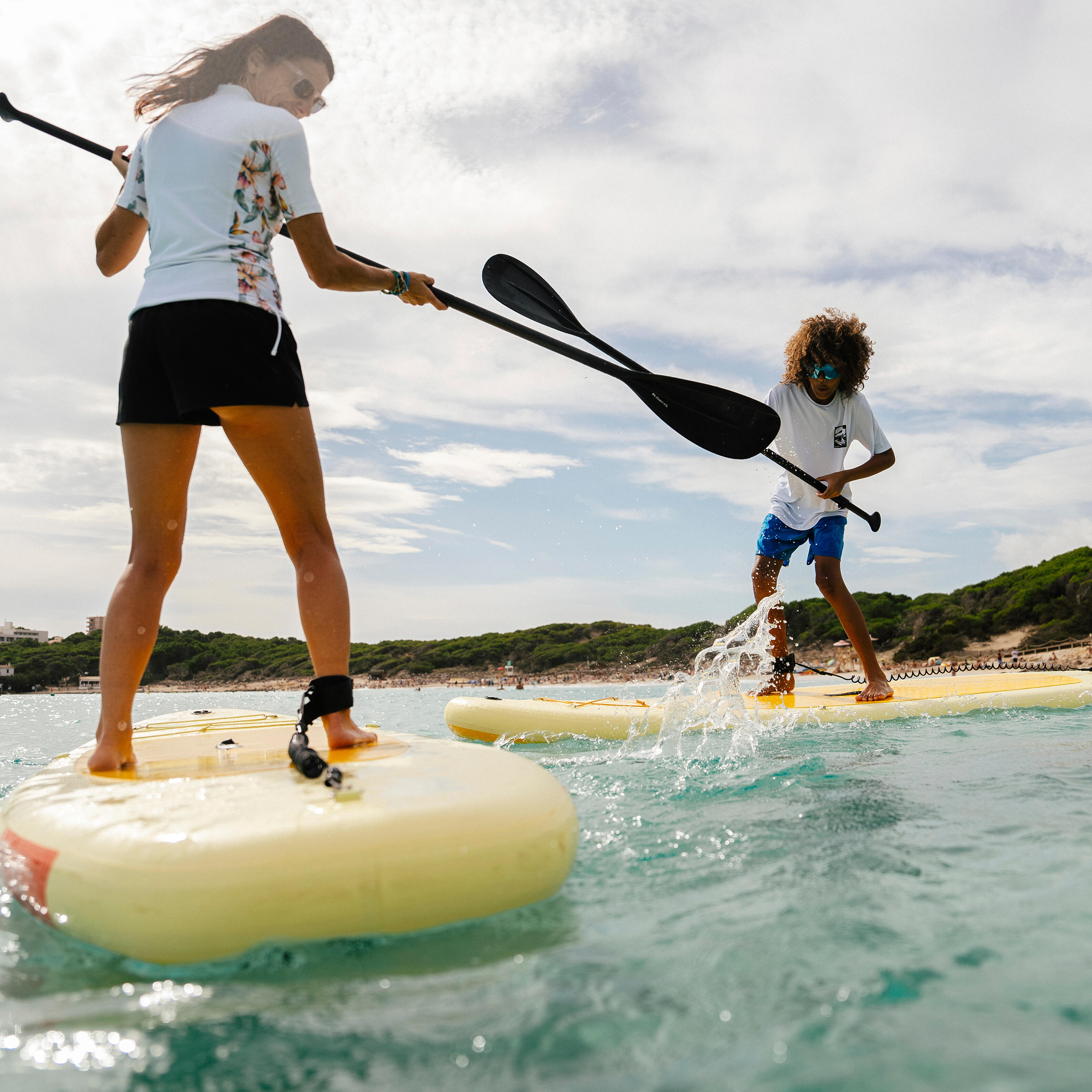 9'6 Inflatable Stand-Up Paddle Set for 1 person, 100 - DECATHLON