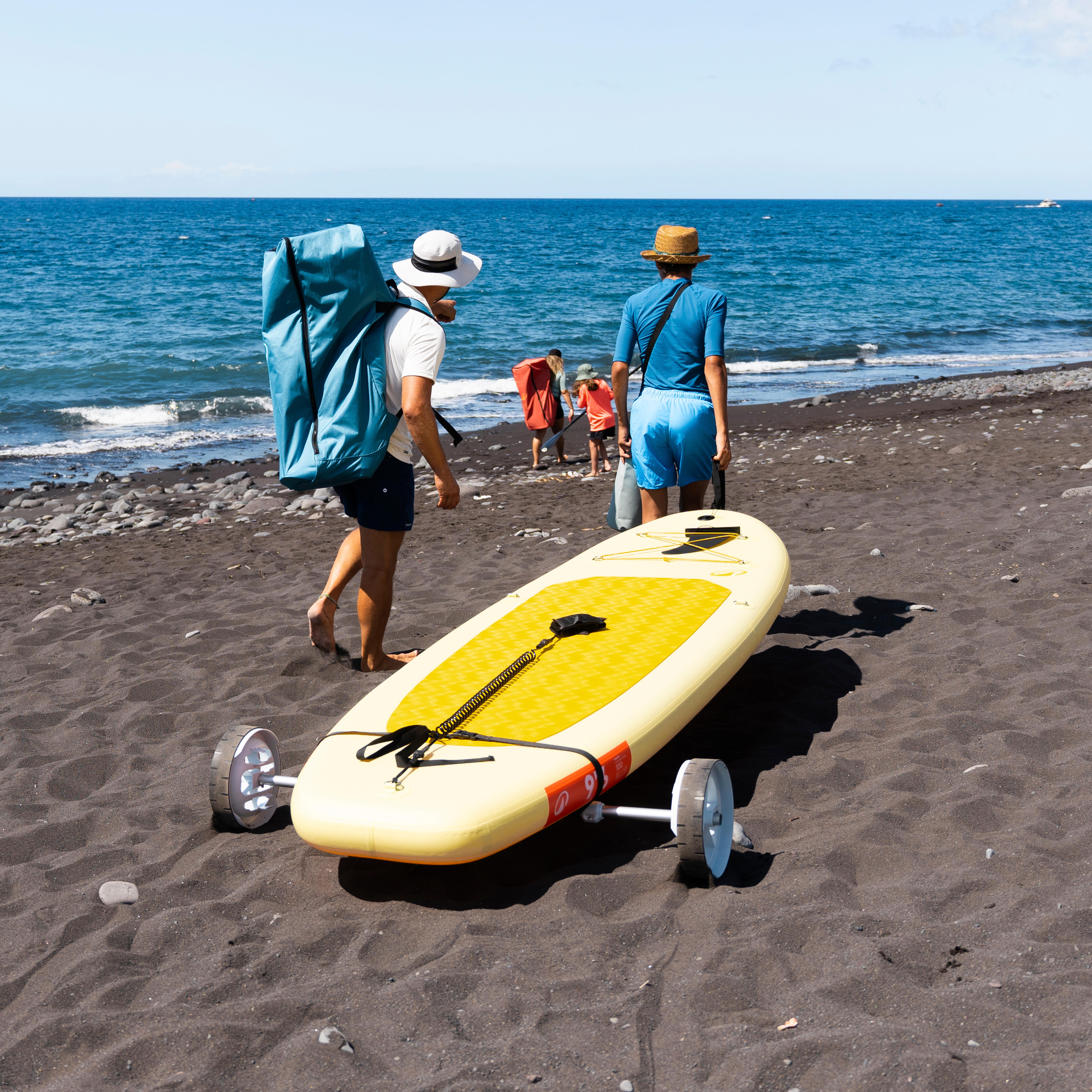 9'6 Inflatable Stand-Up Paddle Set for 1 person, 100 - DECATHLON