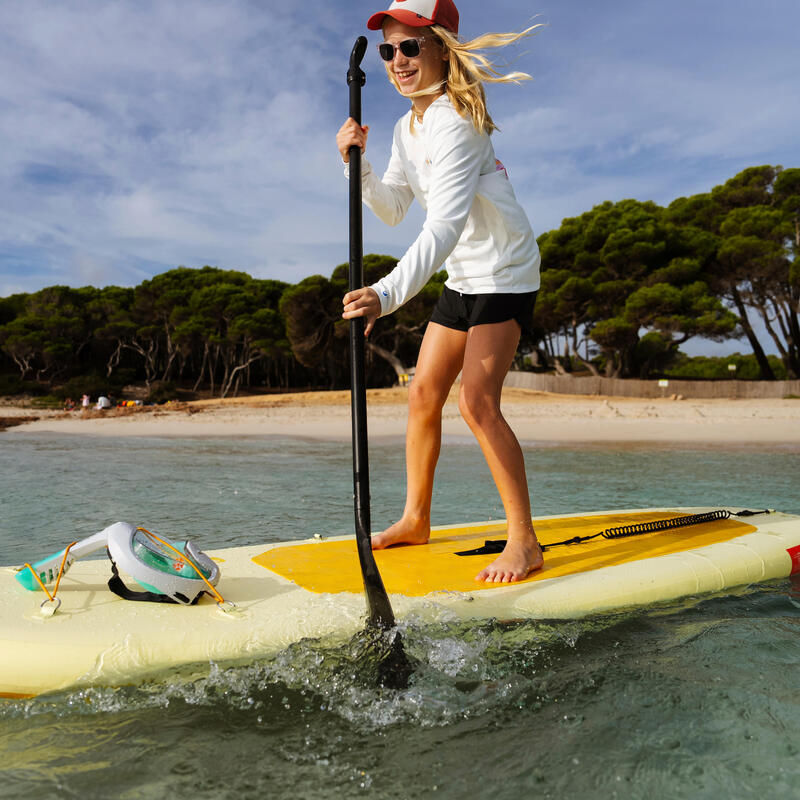 Şişme Stand Up Paddle Seti - 9'6' - 1 Kişilik - Sarı - 100