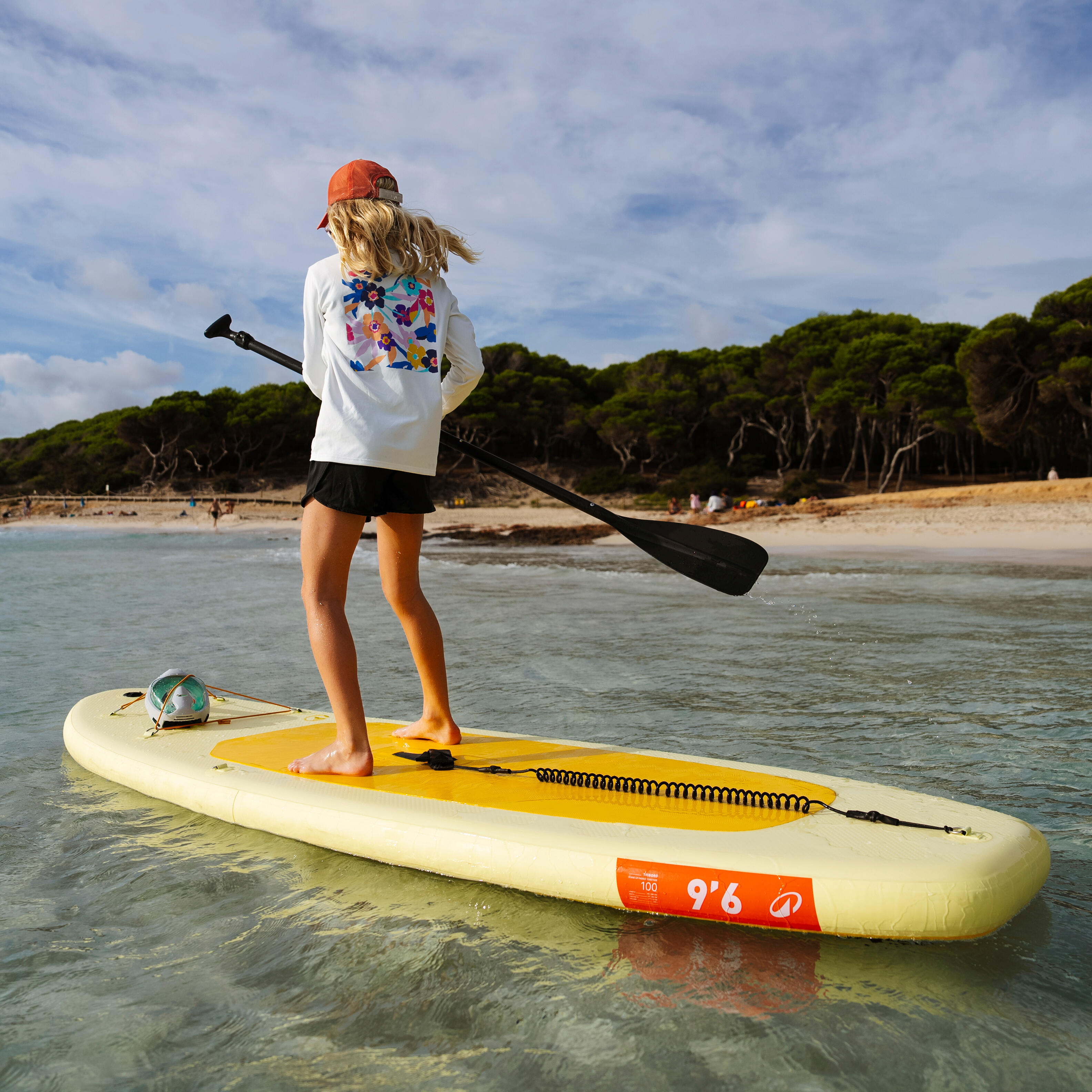 9'6 Inflatable Stand-Up Paddle Set for 1 person, 100 - DECATHLON