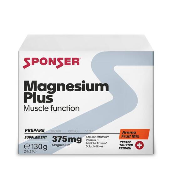 Magnesium Plus Box - Sponser Fruitmix 20 x 6,5 g