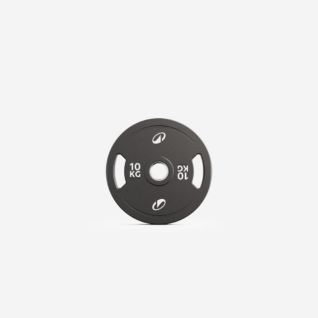 Disque de musculation 10 kg avec poignées, gamme Pro
