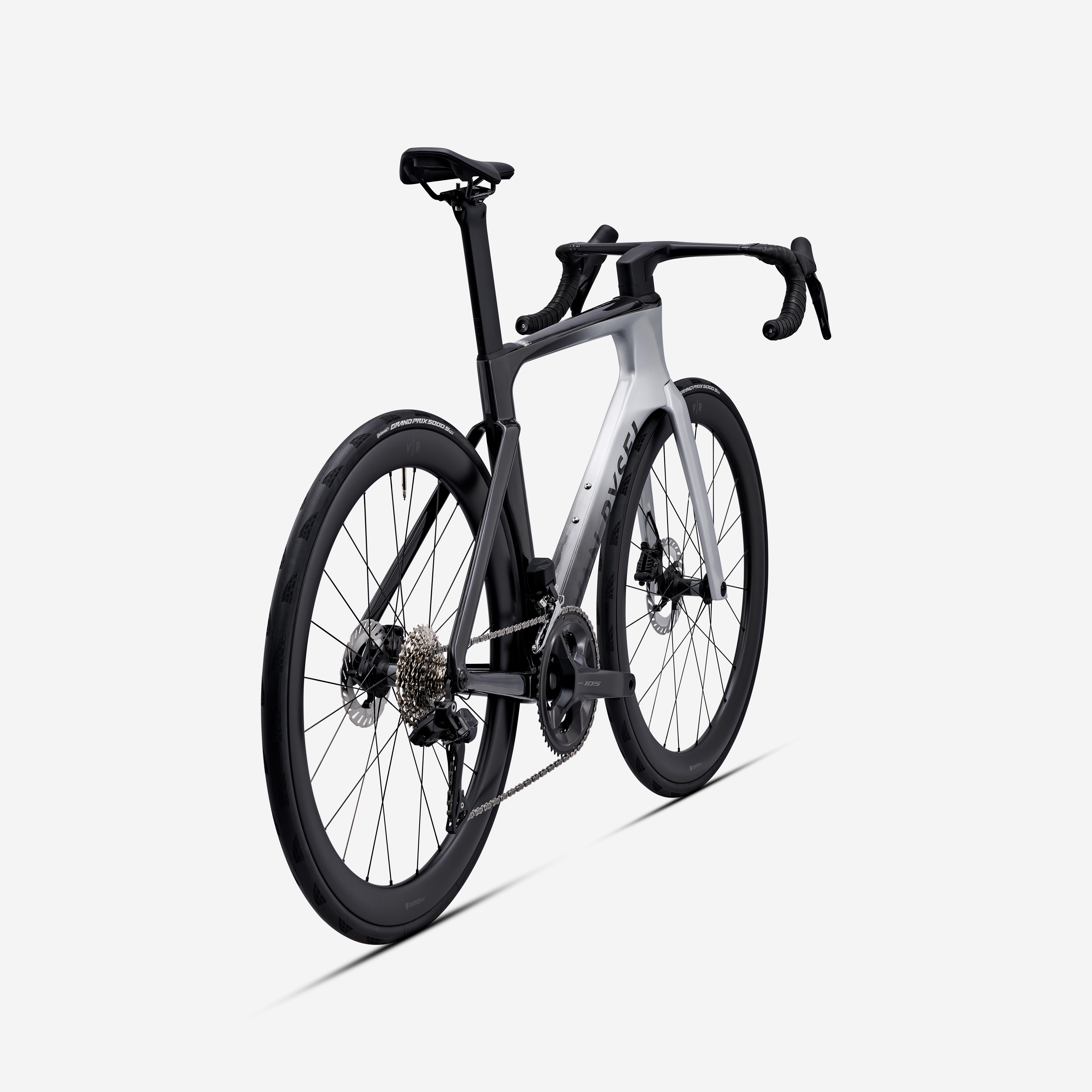 VAN RYSEL Cestný bicykel RCR-F Pro 105 Di2 12r sivý M · záber 4