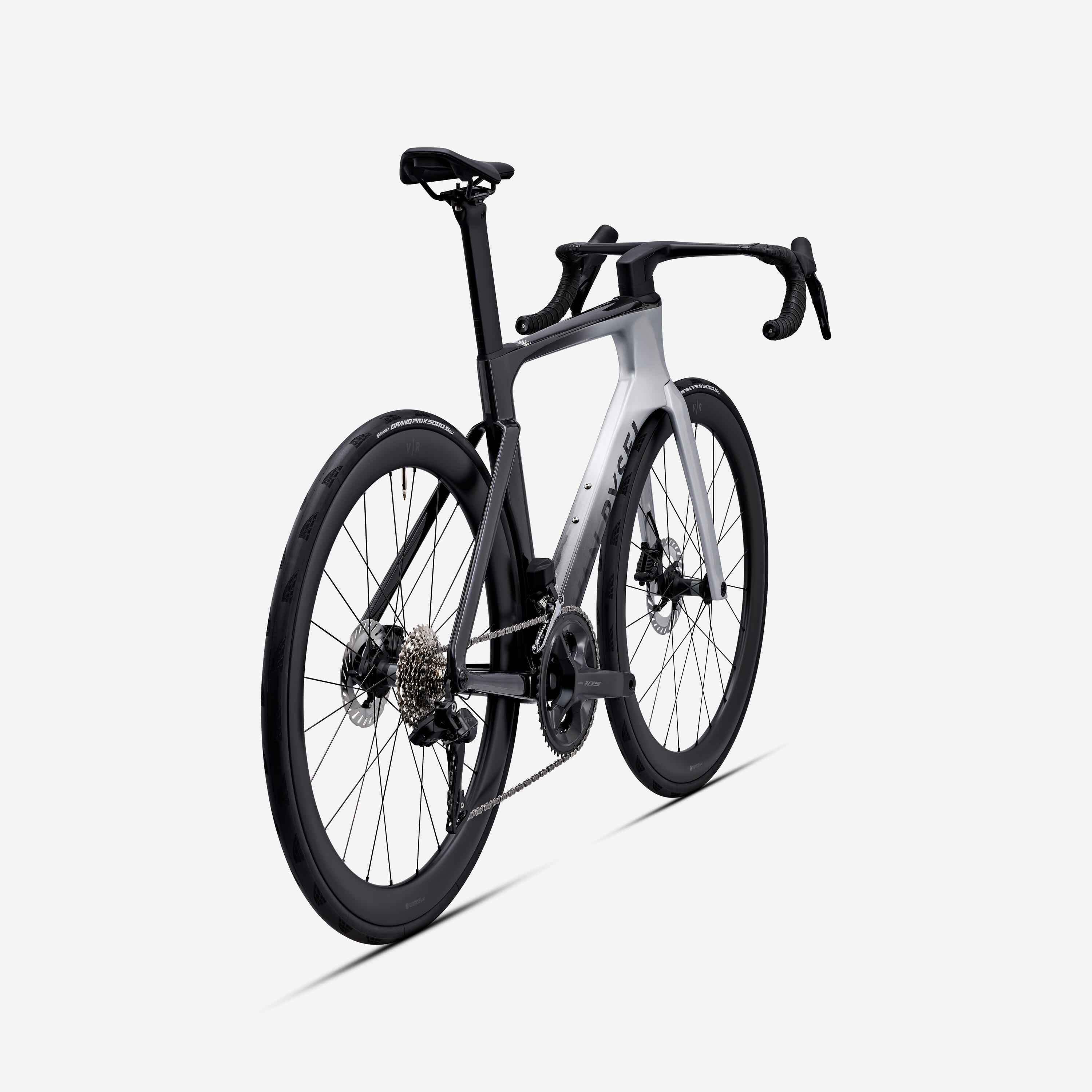 Velo de route Shimano 105 Di2 12V capteur de puissance, RCR-F Pro Gris 3/17