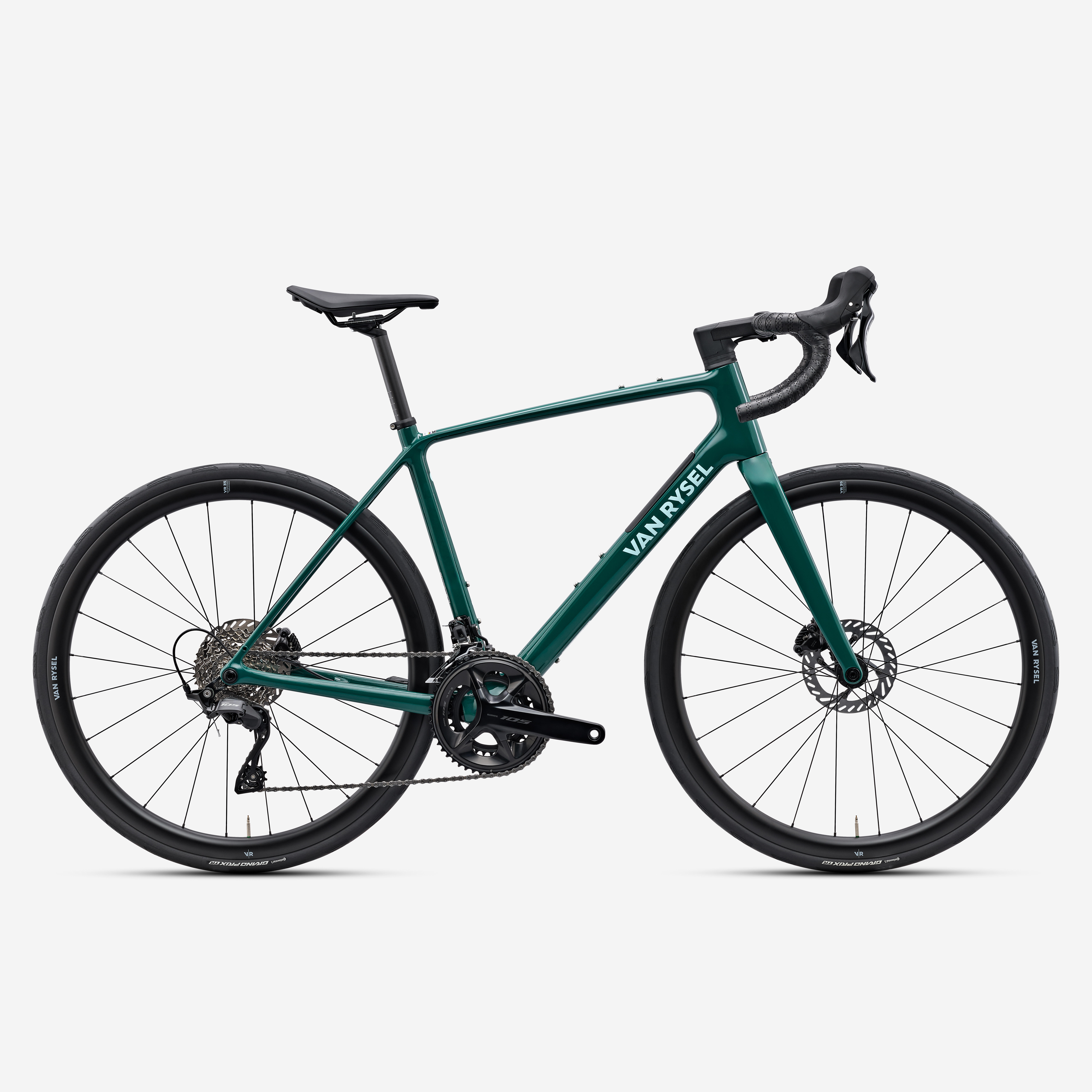 Vélo de route carbone Shimano 105 2x12v, EDR CF vert