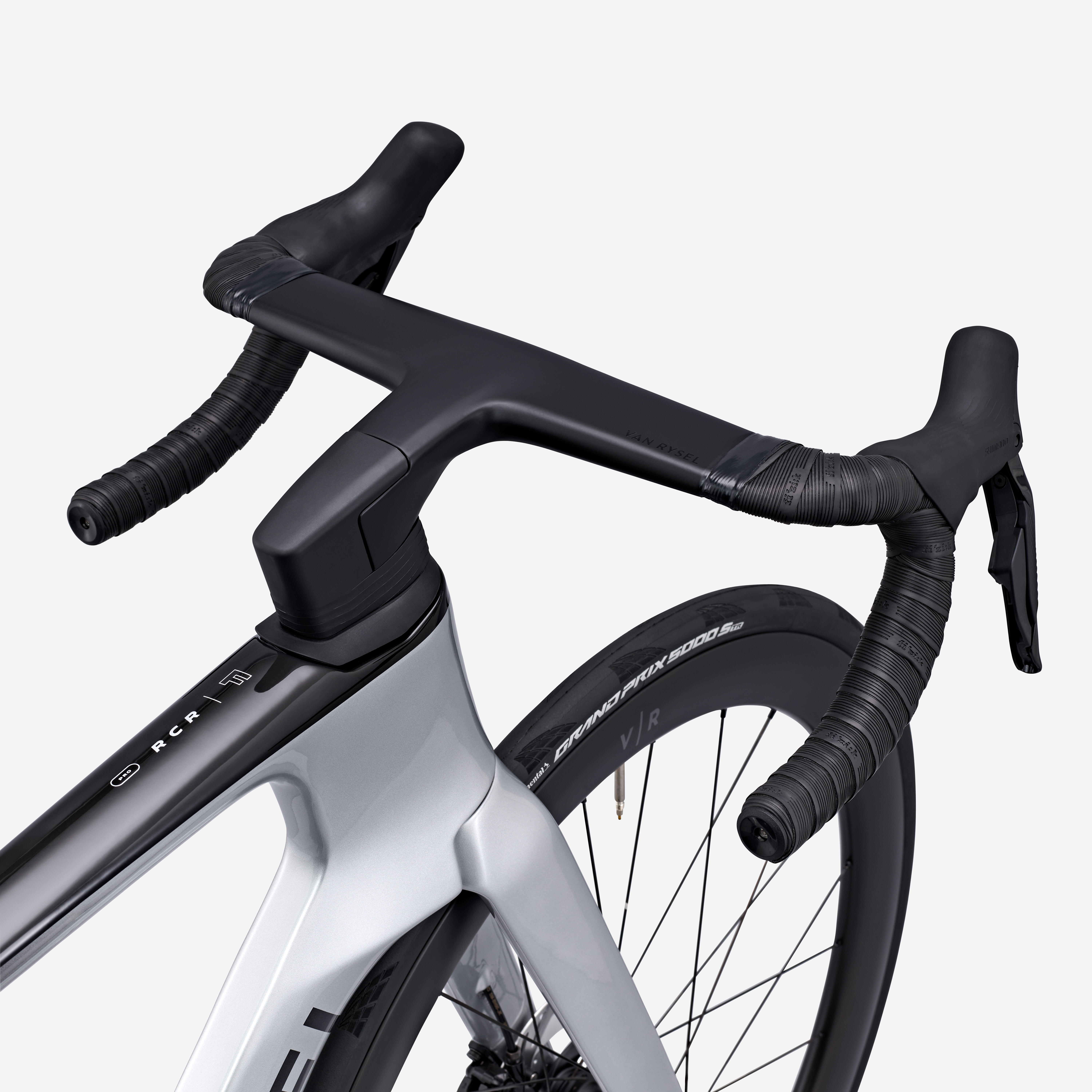 VAN RYSEL Cestný bicykel RCR-F Pro 105 Di2 12r sivý M · záber 7