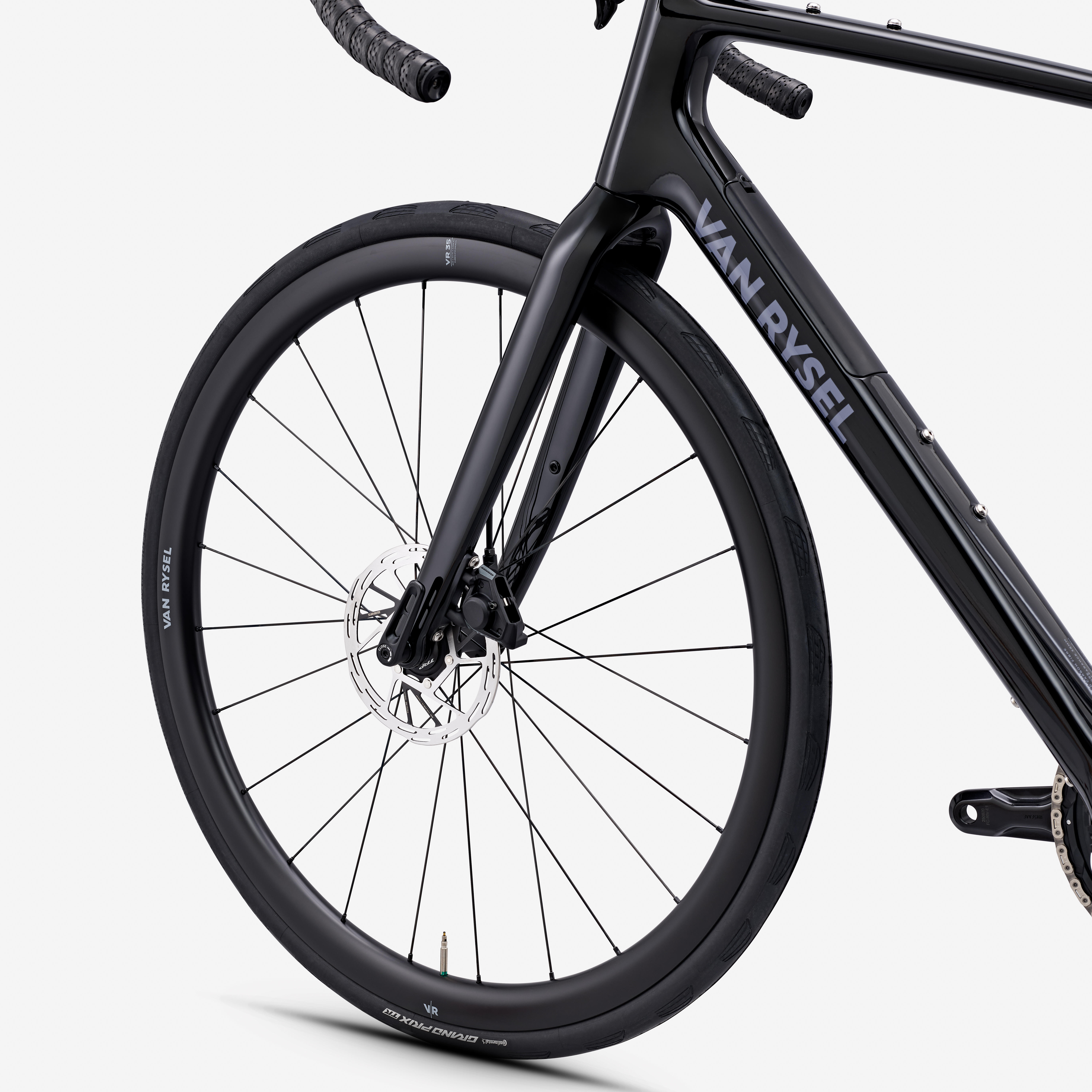 VAN RYSEL Cestný bicykel EDR CF Rival AXS E1 2×12 karbón čierny S · záber 7