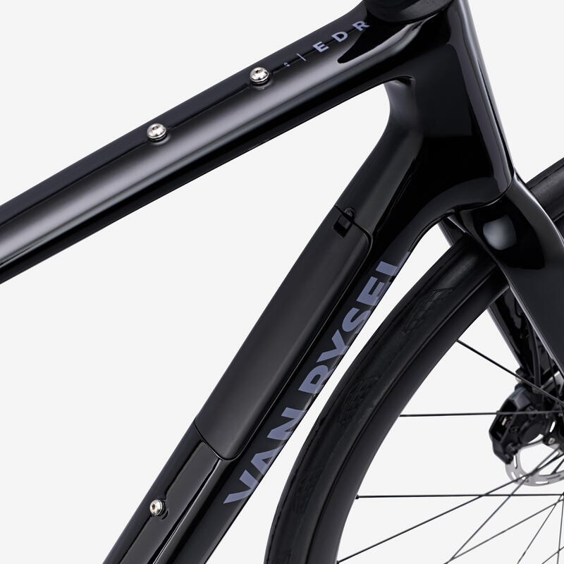 Bicicletă de șosea carbon SRAM Rival AXS E1 2x12v, EDR CF Negru