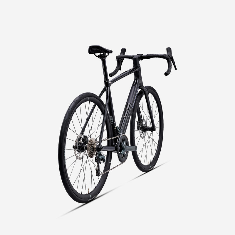 Bicicletă de șosea carbon Shimano Tiagra 2x10v, EDR CF Negru