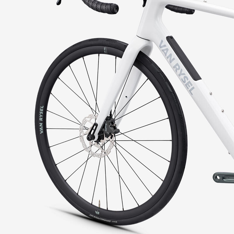 Bicicletă de șosea carbon Shimano Tiagra 2x10v, EDR CF Alb