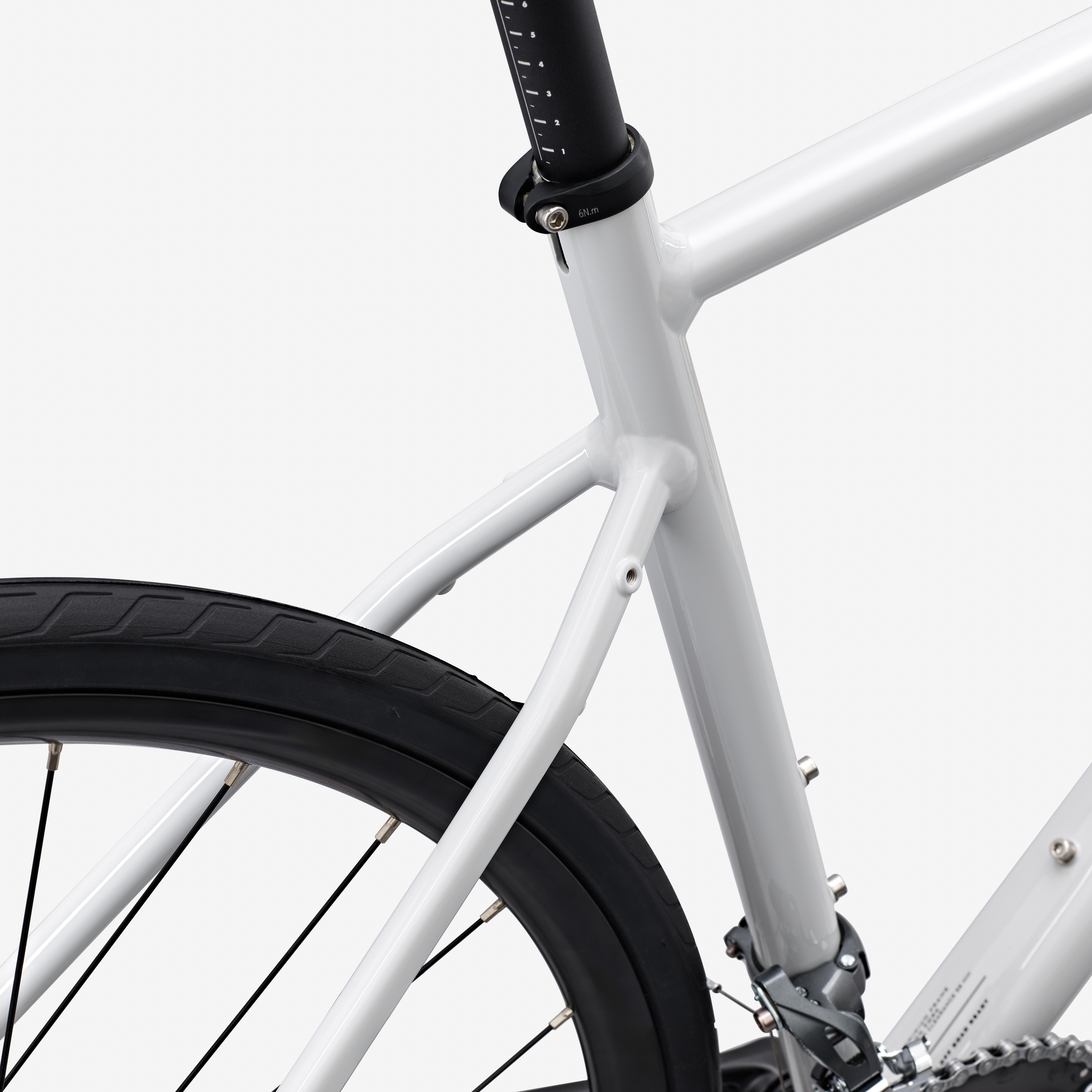 VAN RYSEL Cestný bicykel EDR AF Claris 2x8r sivý XL · záber 9