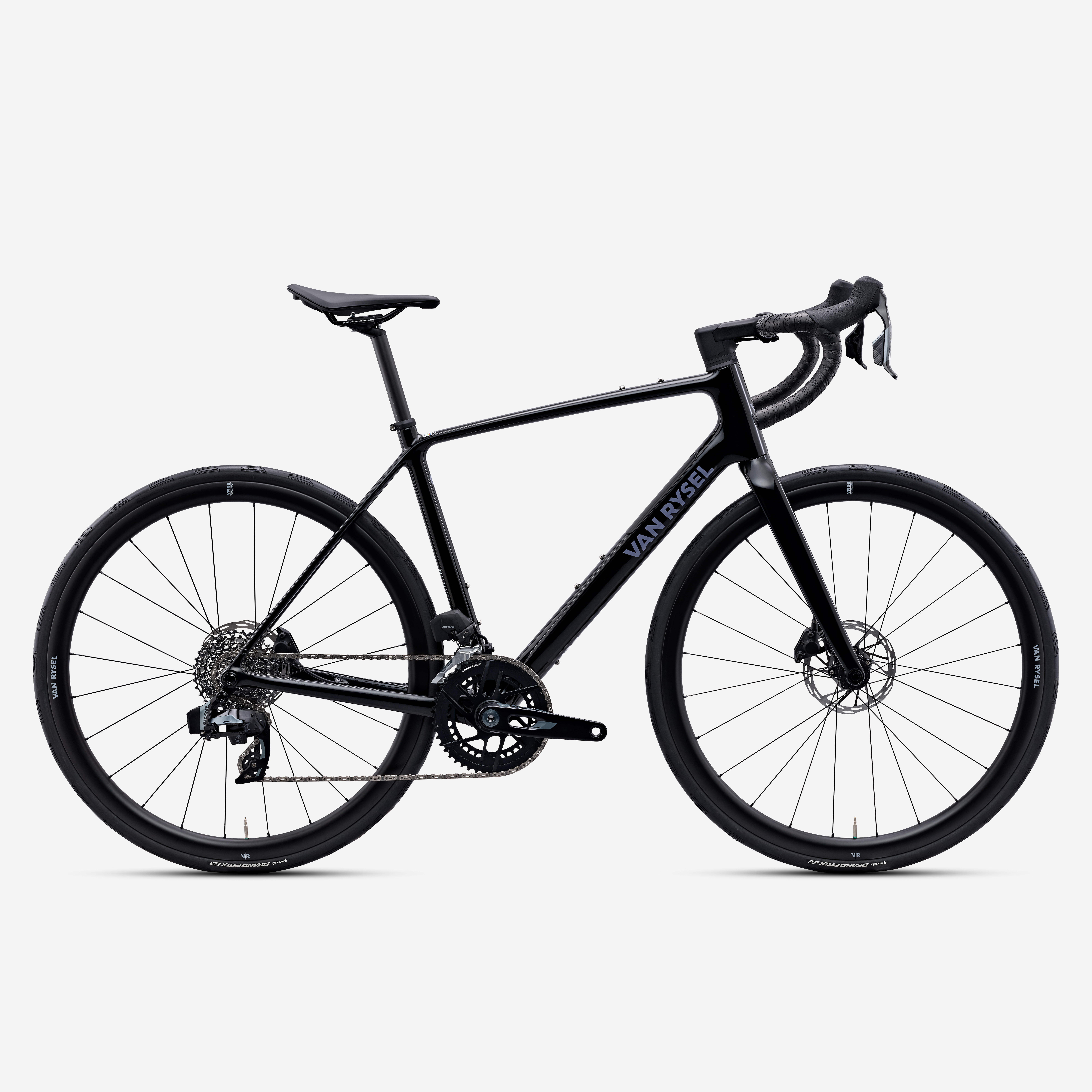 Vélo de route carbone SRAM Rival AXS E1 2x12v, EDR CF noir