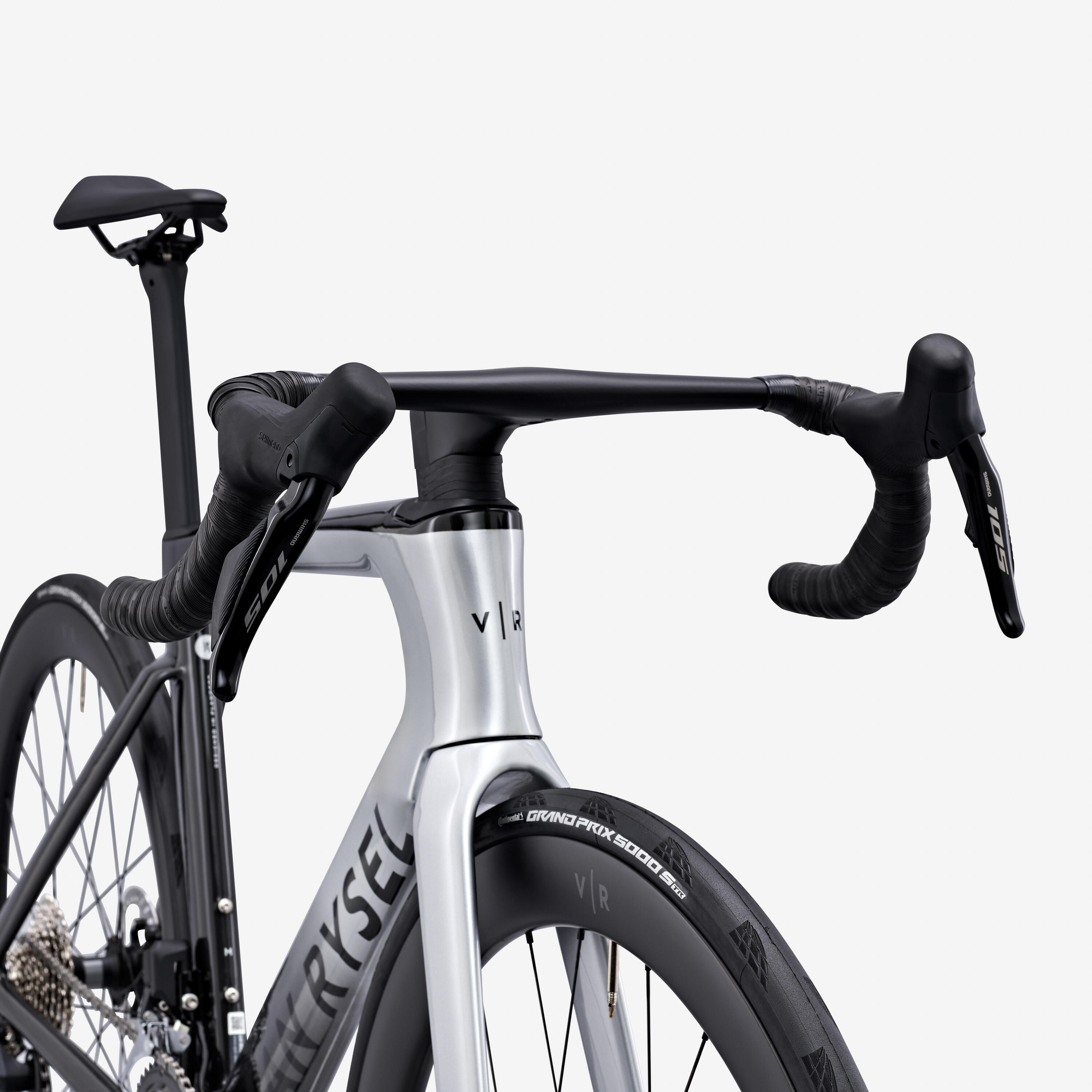 Velo de route Shimano 105 Di2 12V capteur de puissance, RCR-F Pro Gris 5/17