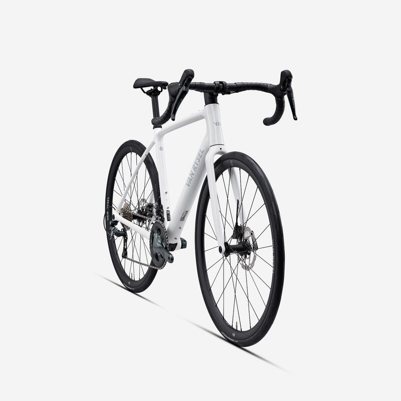 Bicicletă de șosea carbon Shimano Tiagra 2x10v, EDR CF Alb