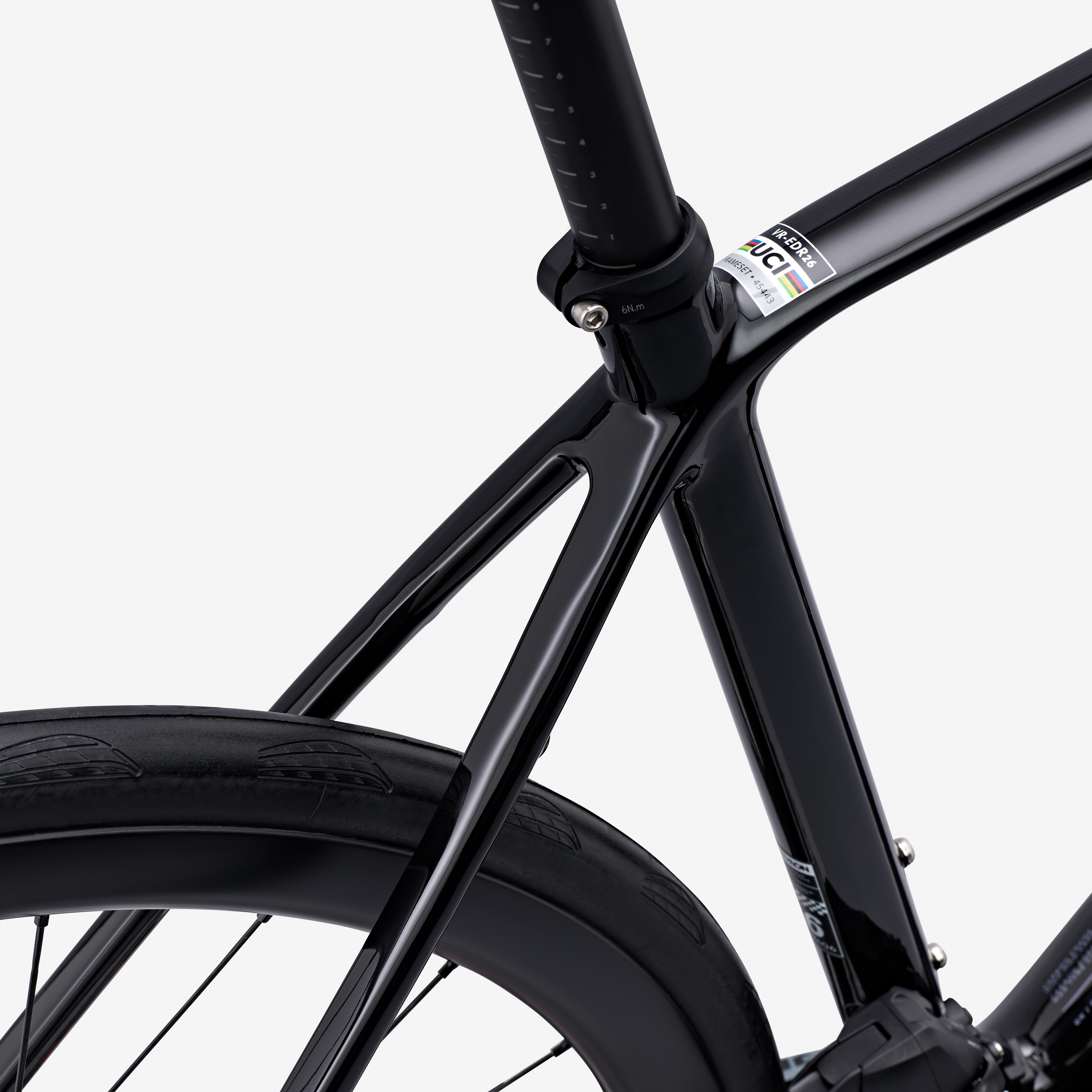 VAN RYSEL Cestný bicykel EDR CF Rival AXS E1 2×12 karbón čierny S · záber 11