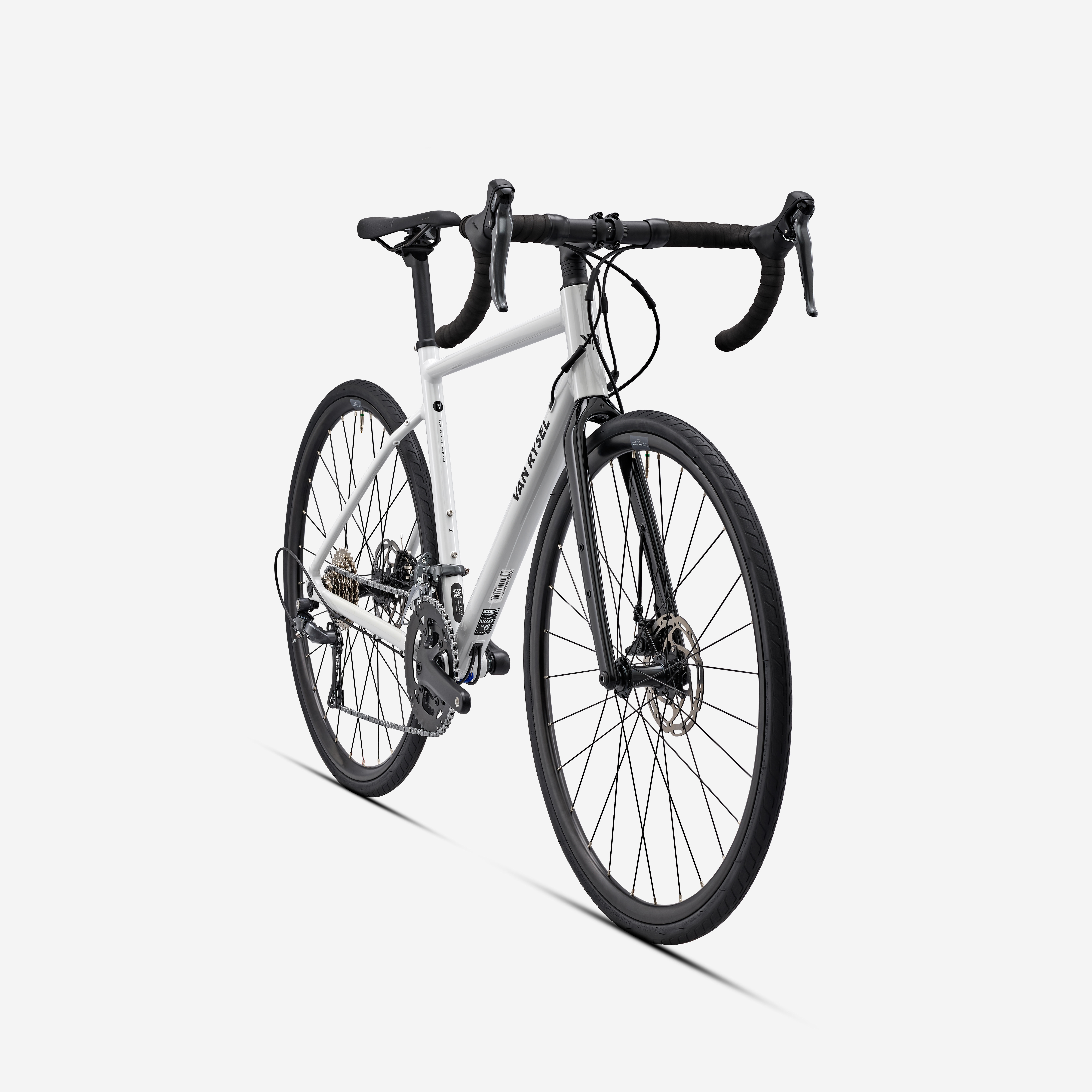 VAN RYSEL Cestný bicykel EDR AF Claris 2x8r sivý XL · záber 3