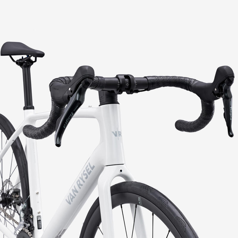 Bicicletă de șosea carbon Shimano Tiagra 2x10v, EDR CF Alb