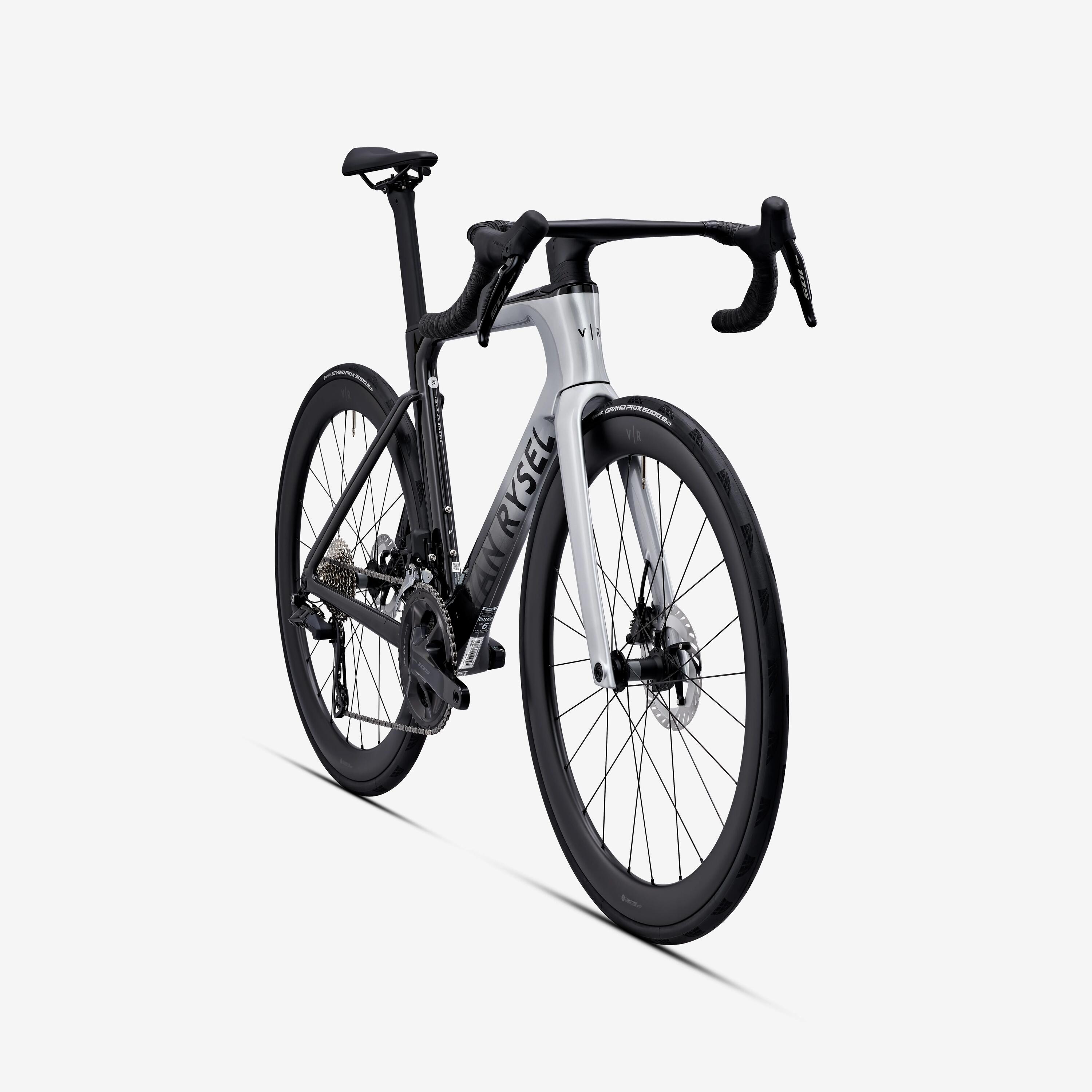 Shimano 105 Di2 12-speed road bike, power meter, RCR-F Pro - Grey 16/18