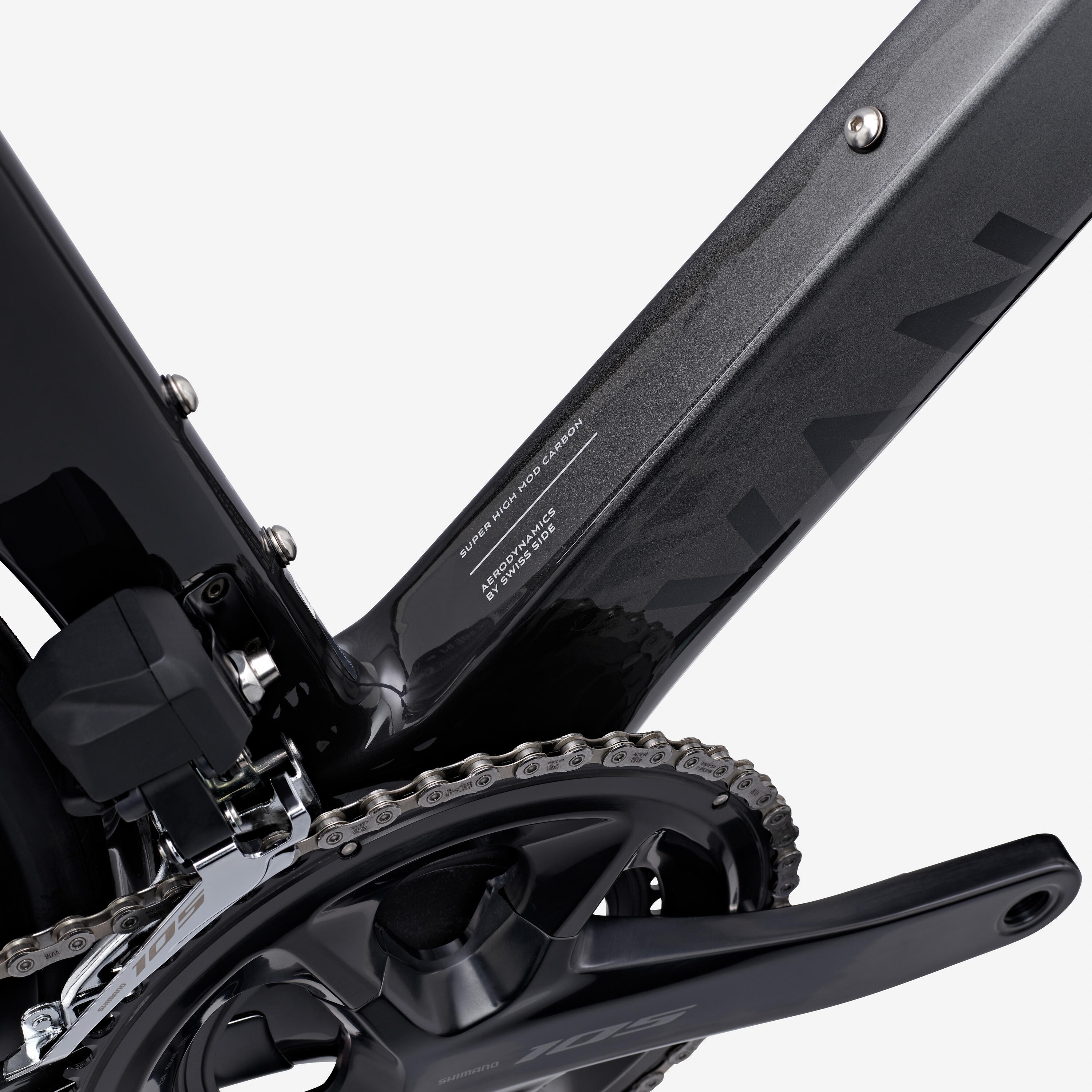 Velo de route Shimano 105 Di2 12V capteur de puissance, RCR-F Pro Gris 11/17