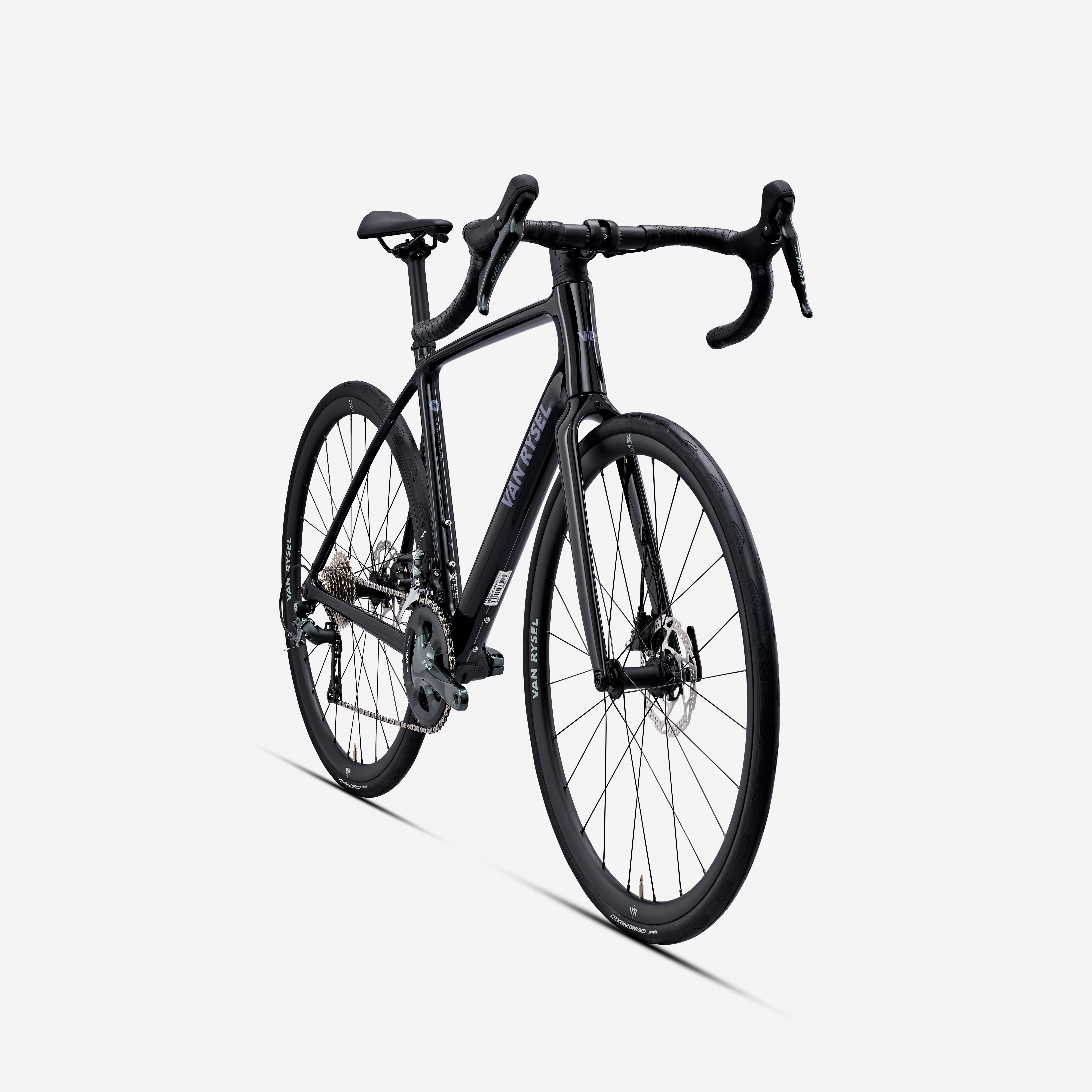 VAN RYSEL Cestný bicykel EDR CF Tiagra 2 × 10 karbón čierny XS · záber 3