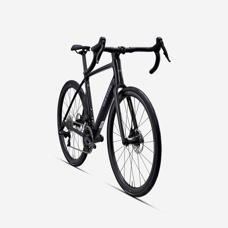 Bicicletă de șosea carbon SRAM Rival AXS E1 2x12v, EDR CF Negru