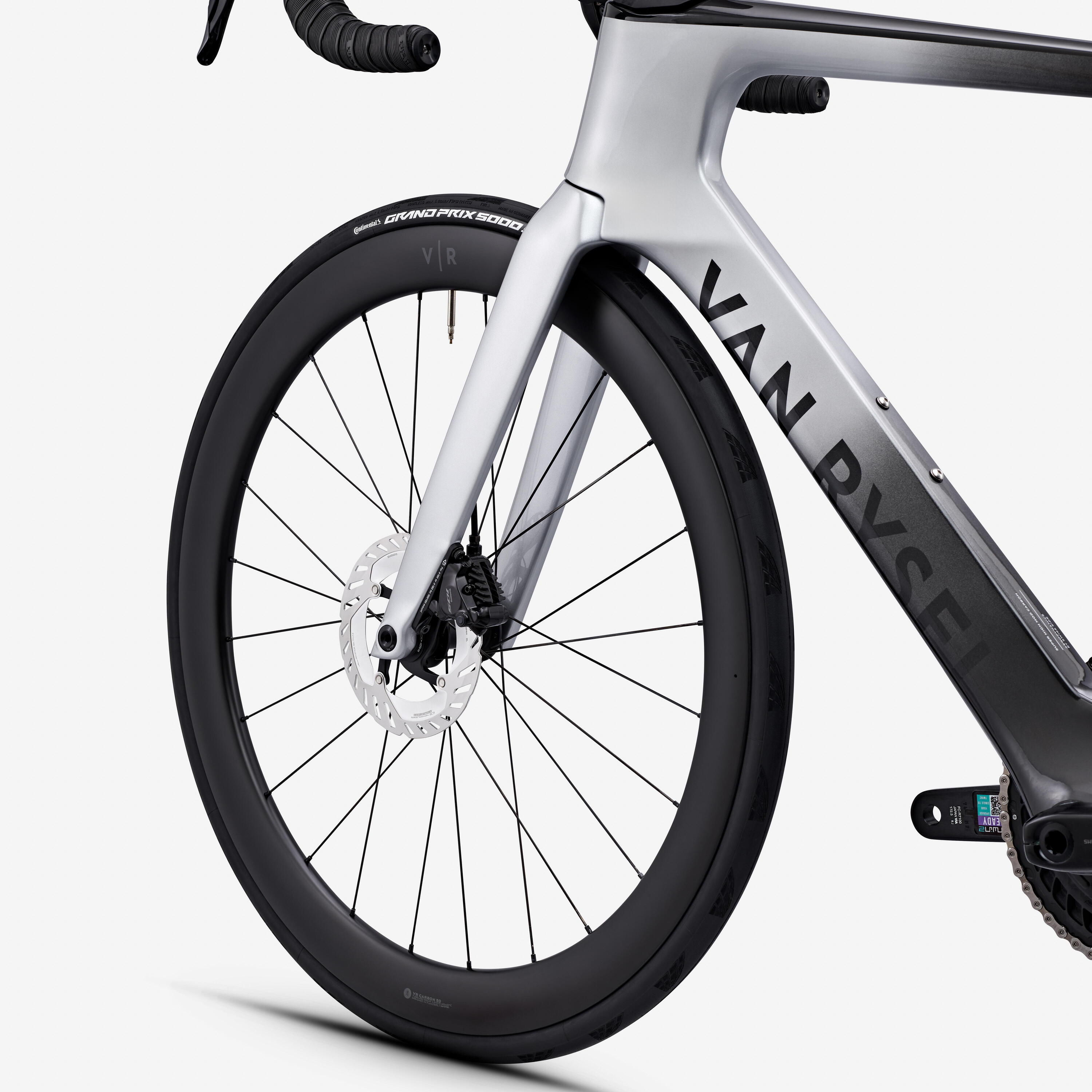 Velo de route Shimano 105 Di2 12V capteur de puissance, RCR-F Pro Gris 7/17