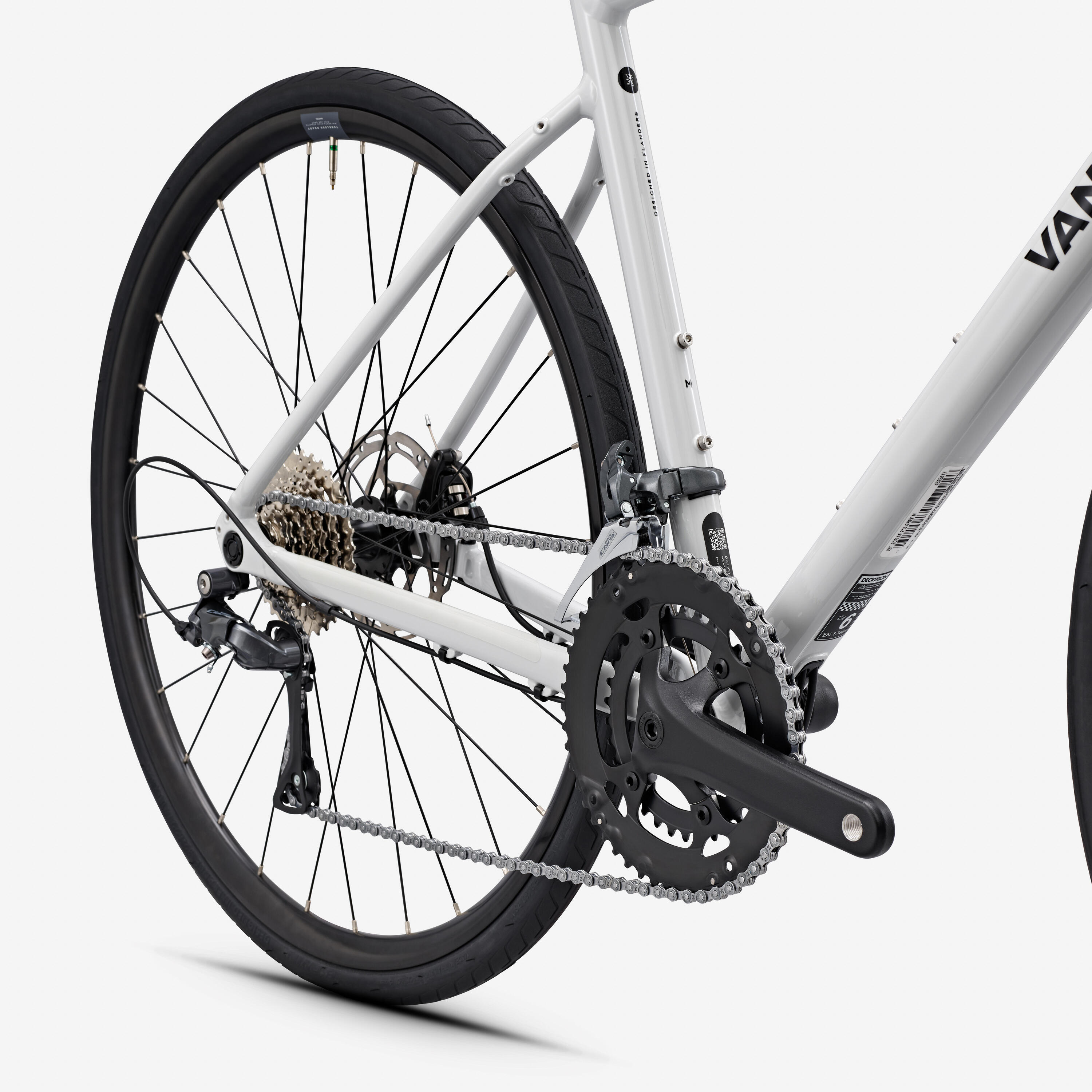 Vélo de route Shimano Claris 2x8v, EDR AF gris 4/11